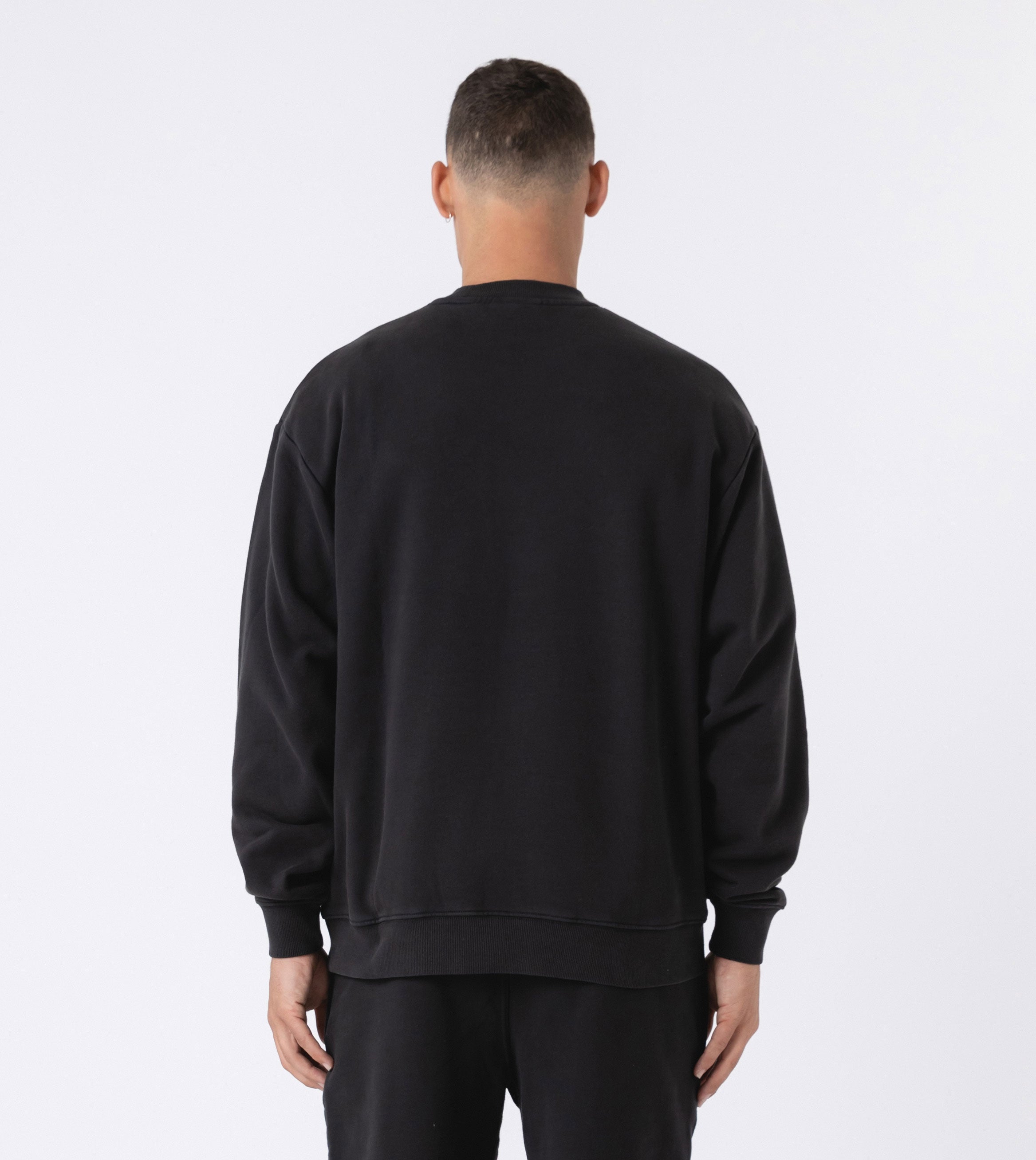 Orgo Crew Sweat GD Black