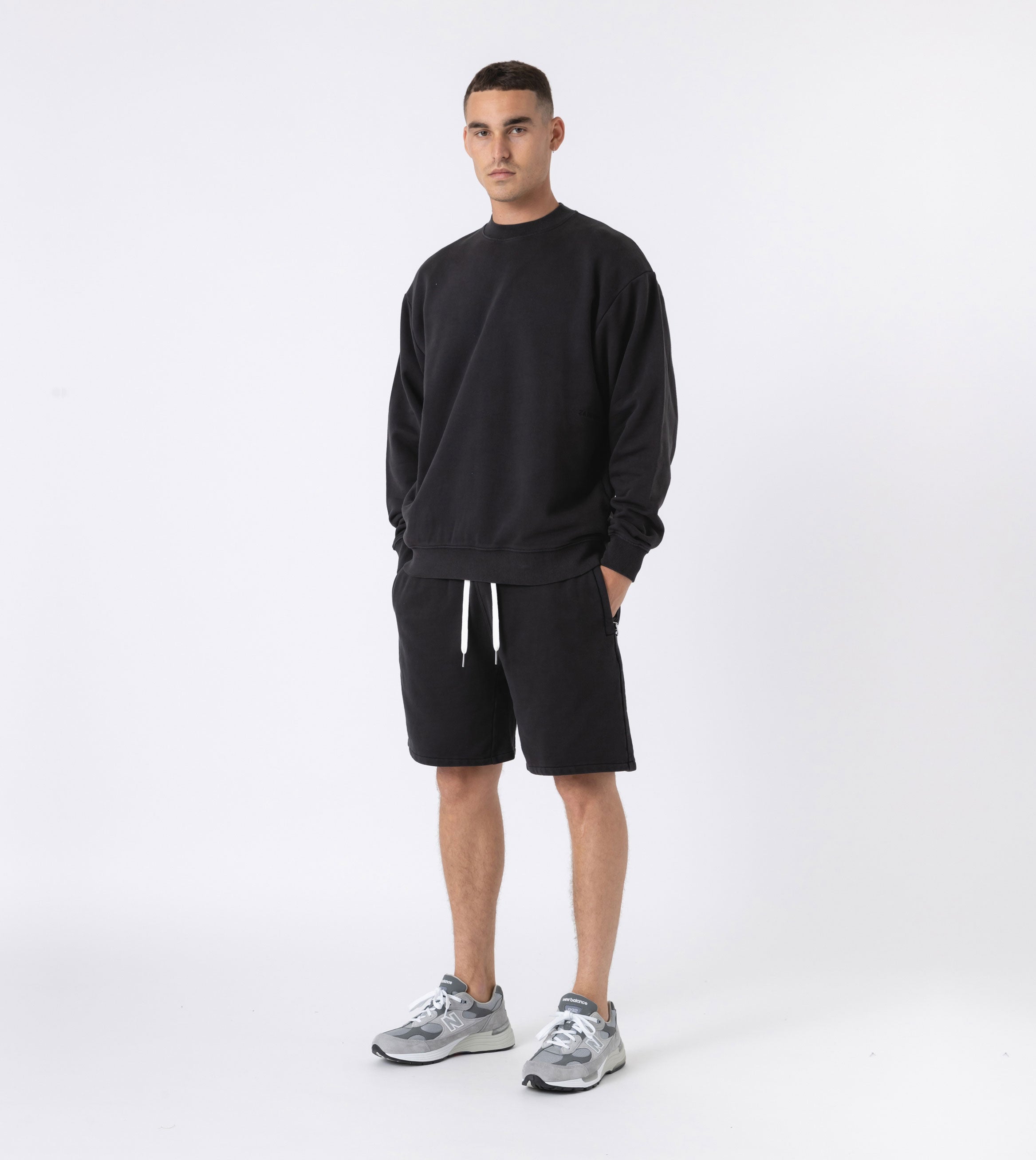 Orgo Crew Sweat GD Black