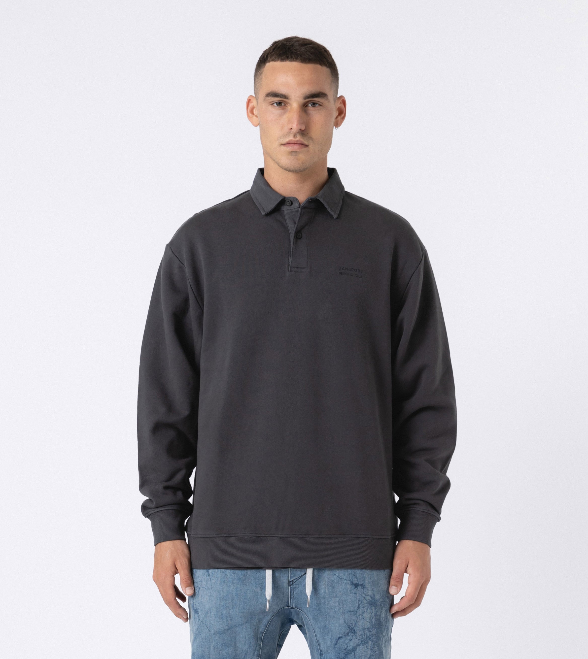 Orgo Rugby Sweat GD Dk Grey