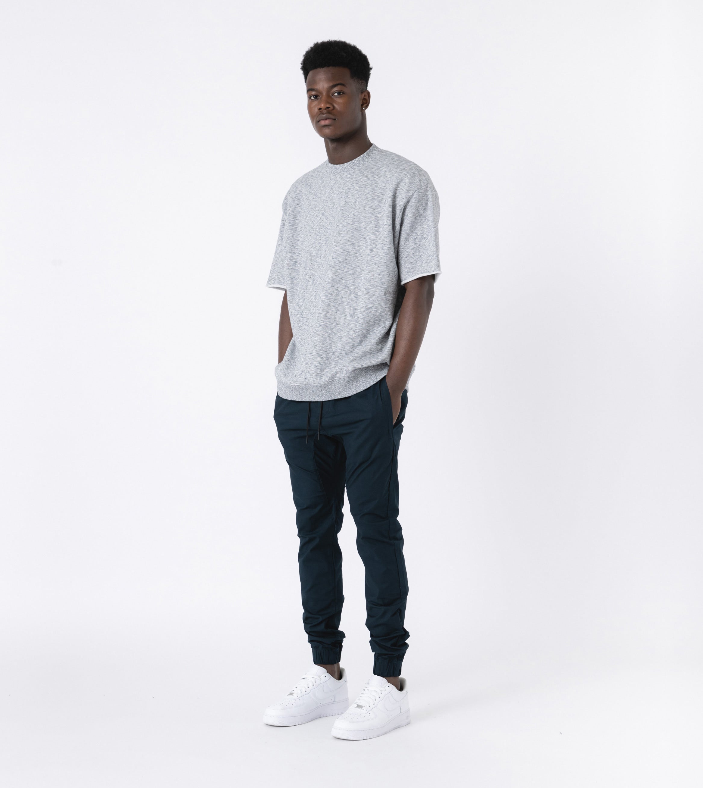 Orgo SS Crew Sweat White Noise