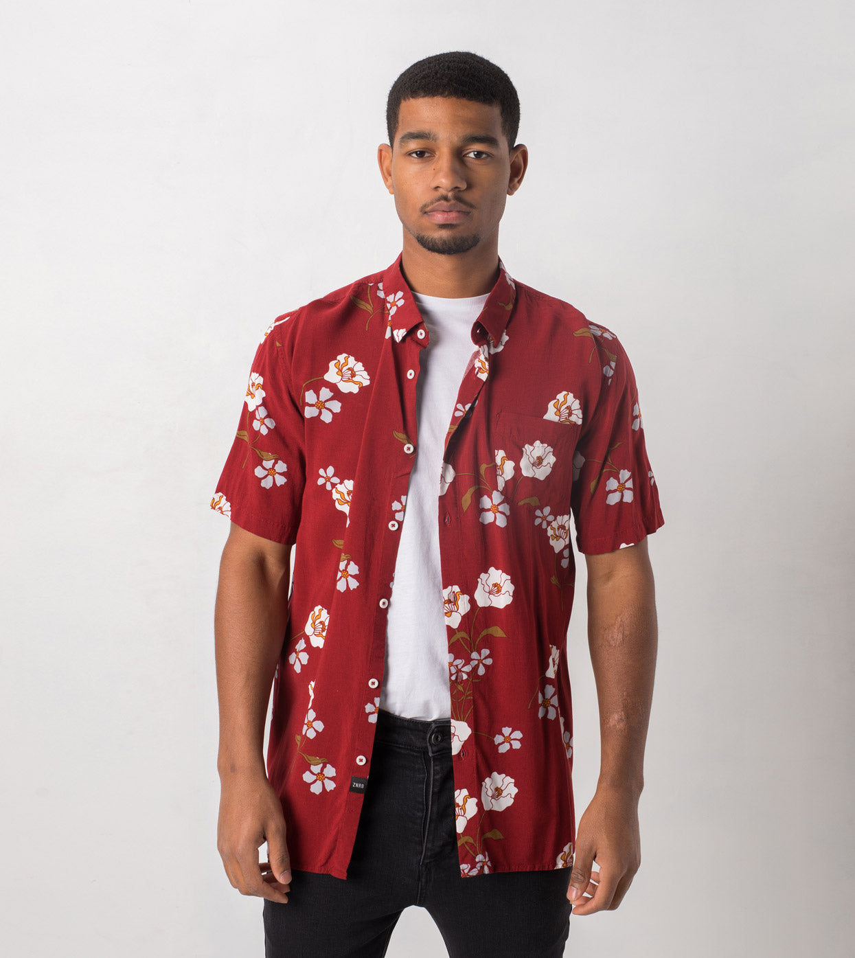 Orient SS Shirt Dk Cherry