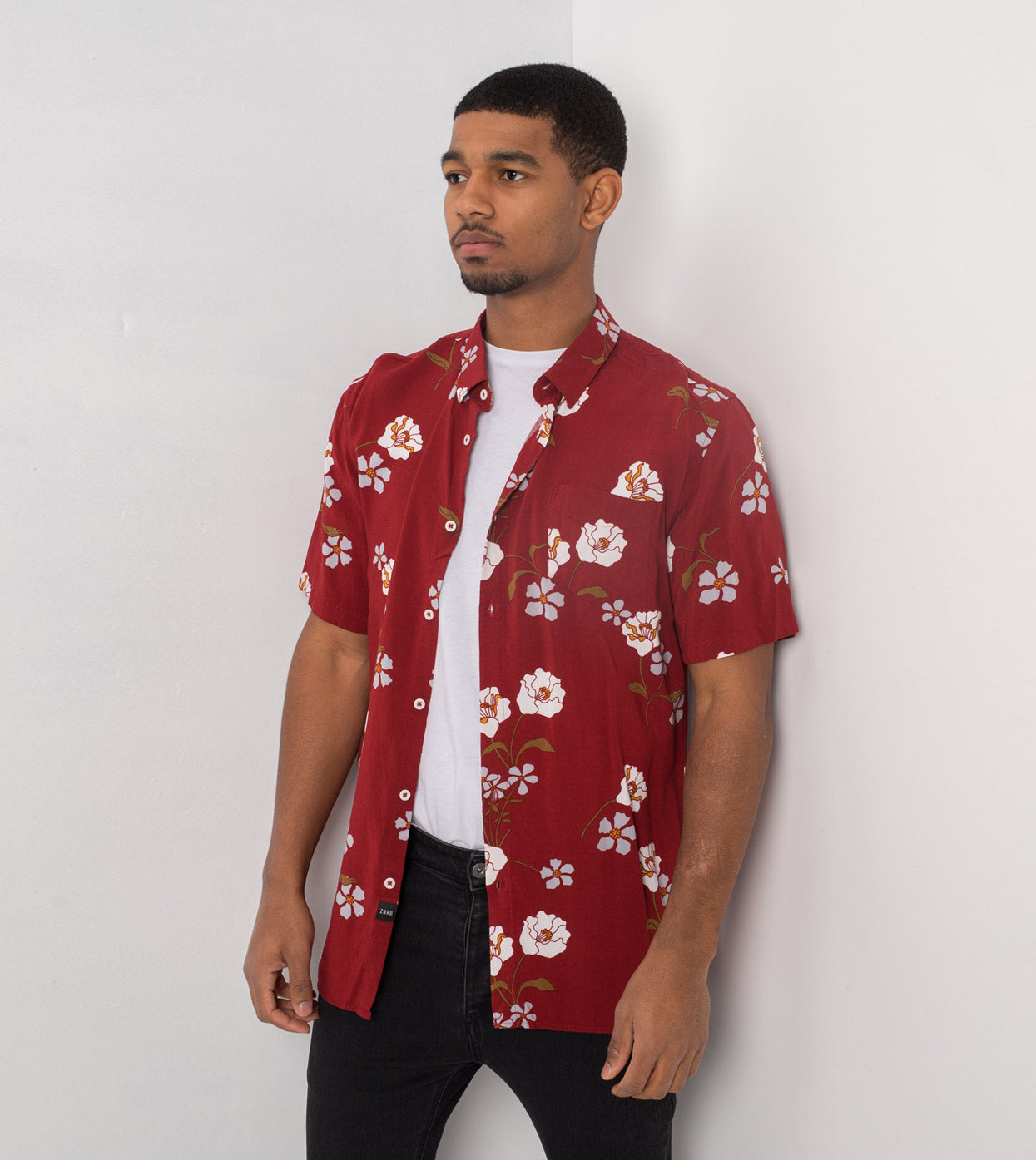 Orient SS Shirt Dk Cherry