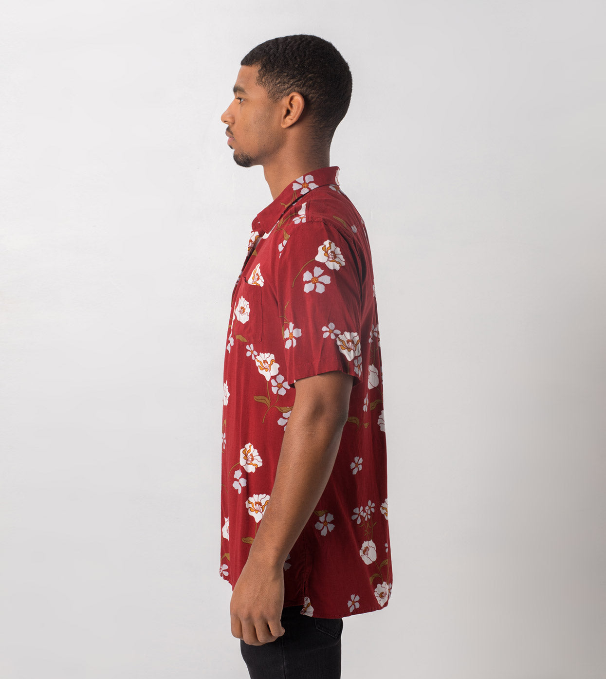 Orient SS Shirt Dk Cherry