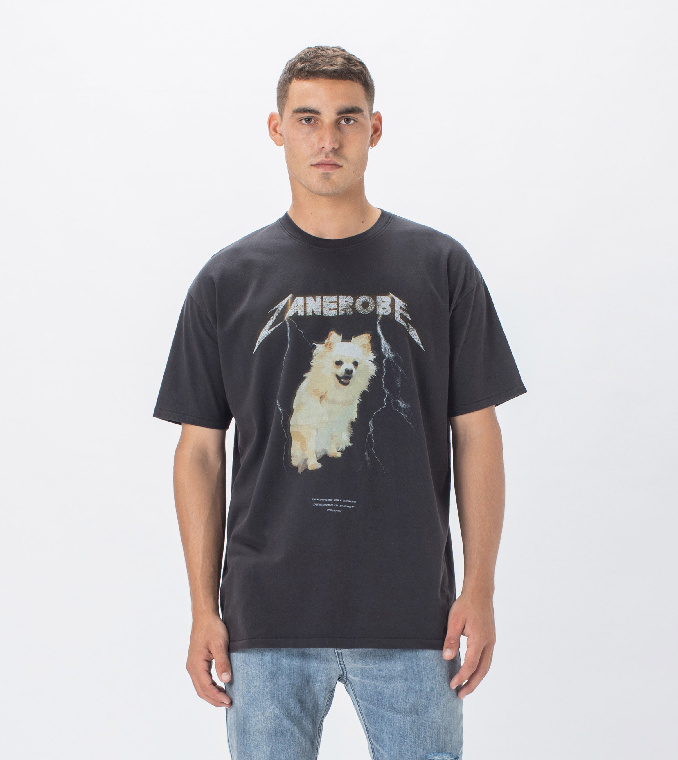 PPJ Box Tee GD Black