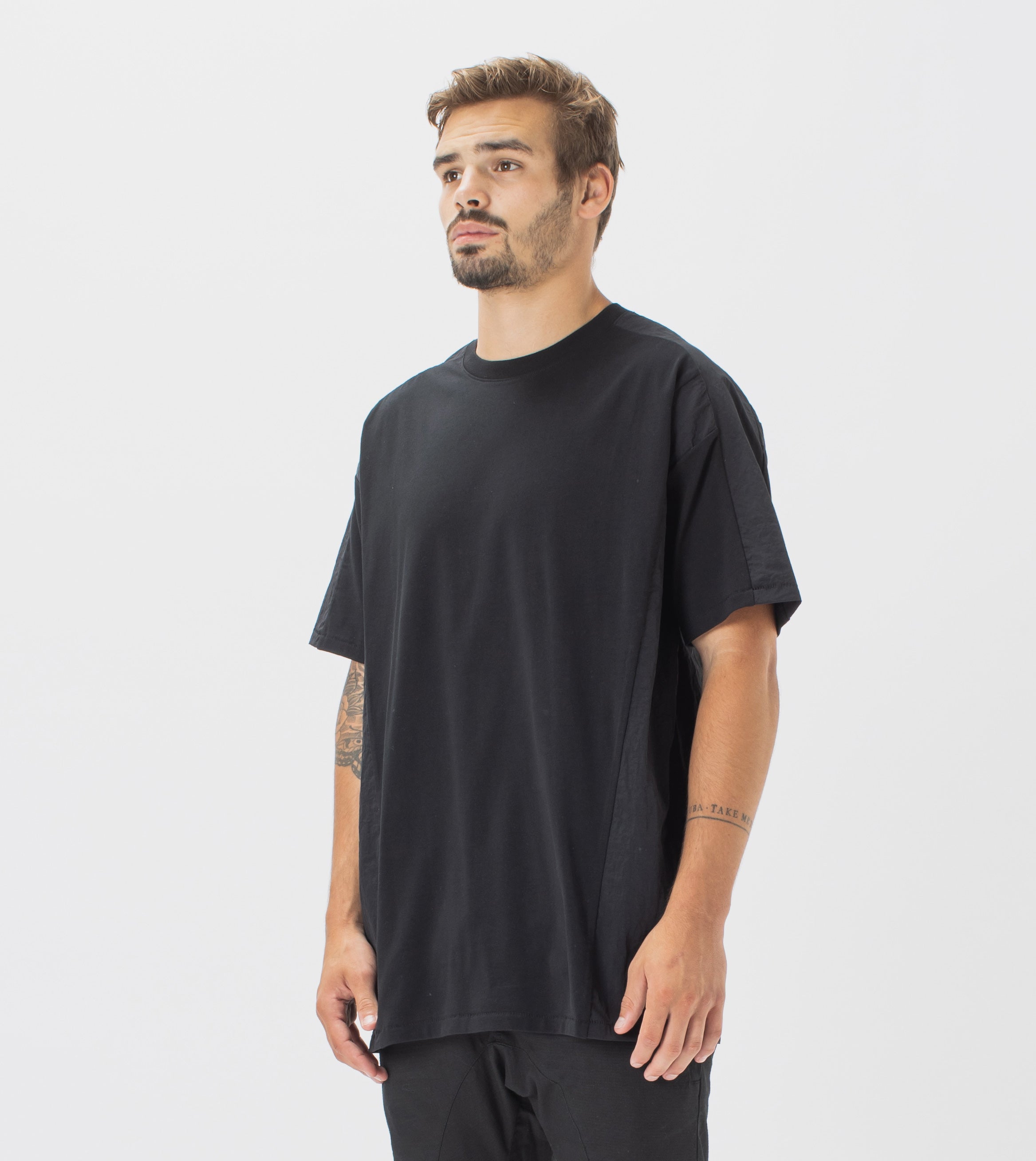 Panel Tee Black