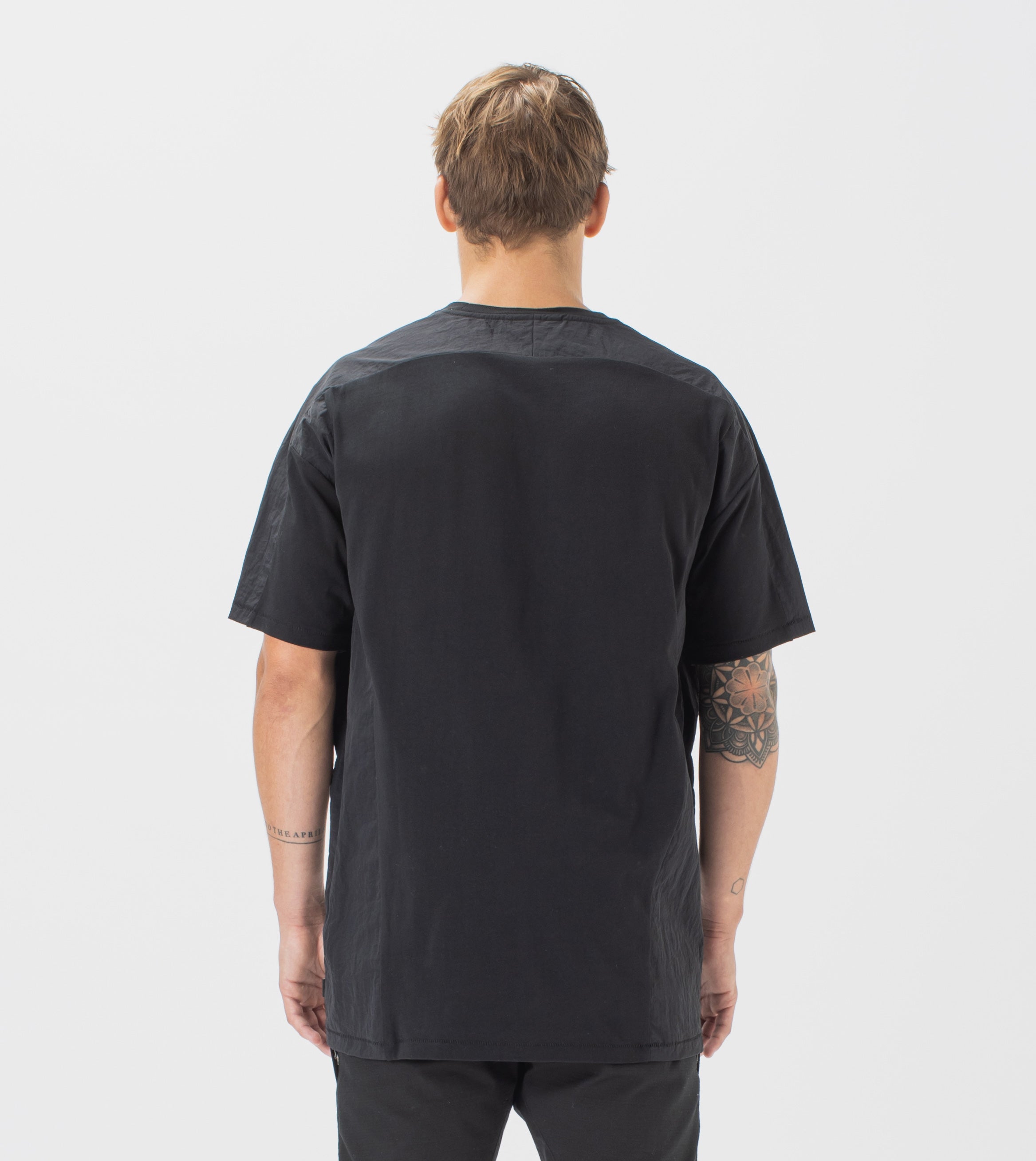 Panel Tee Black