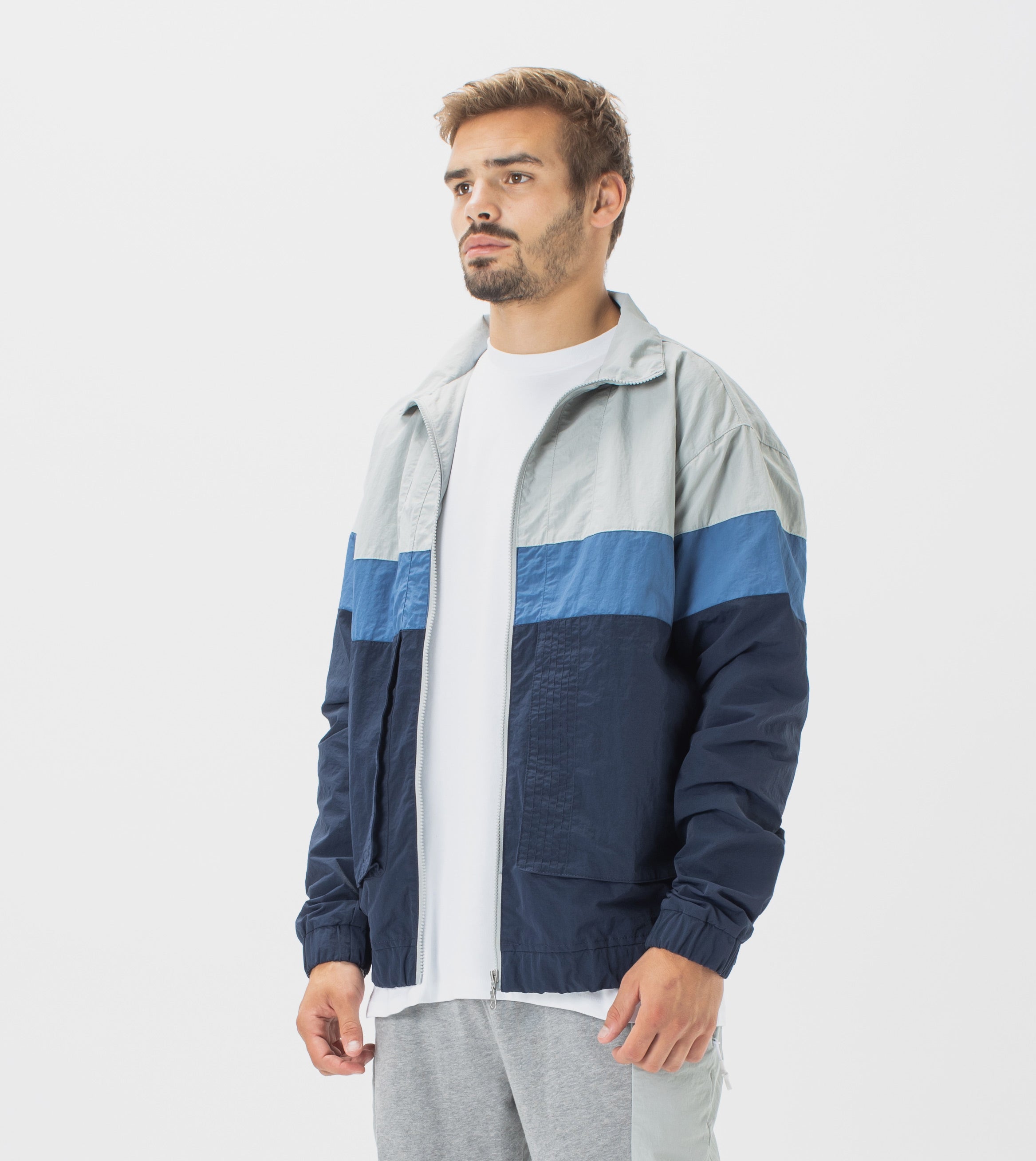 Panel Track Jacket Ash/Ice Grey