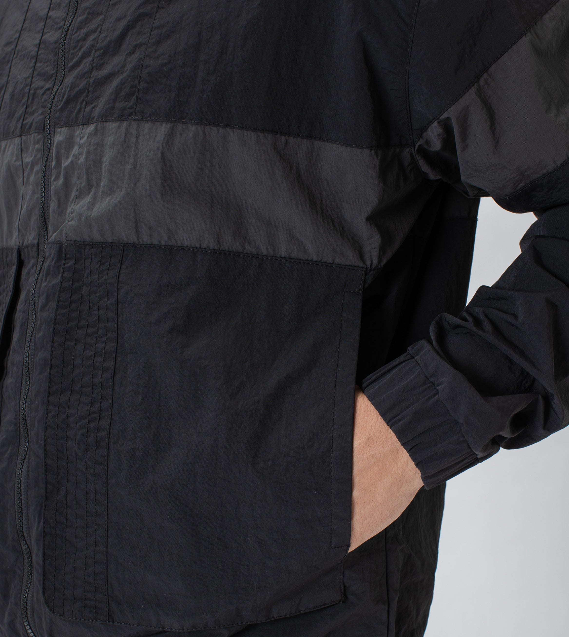 Panel Track Jacket Black/Dk Grey