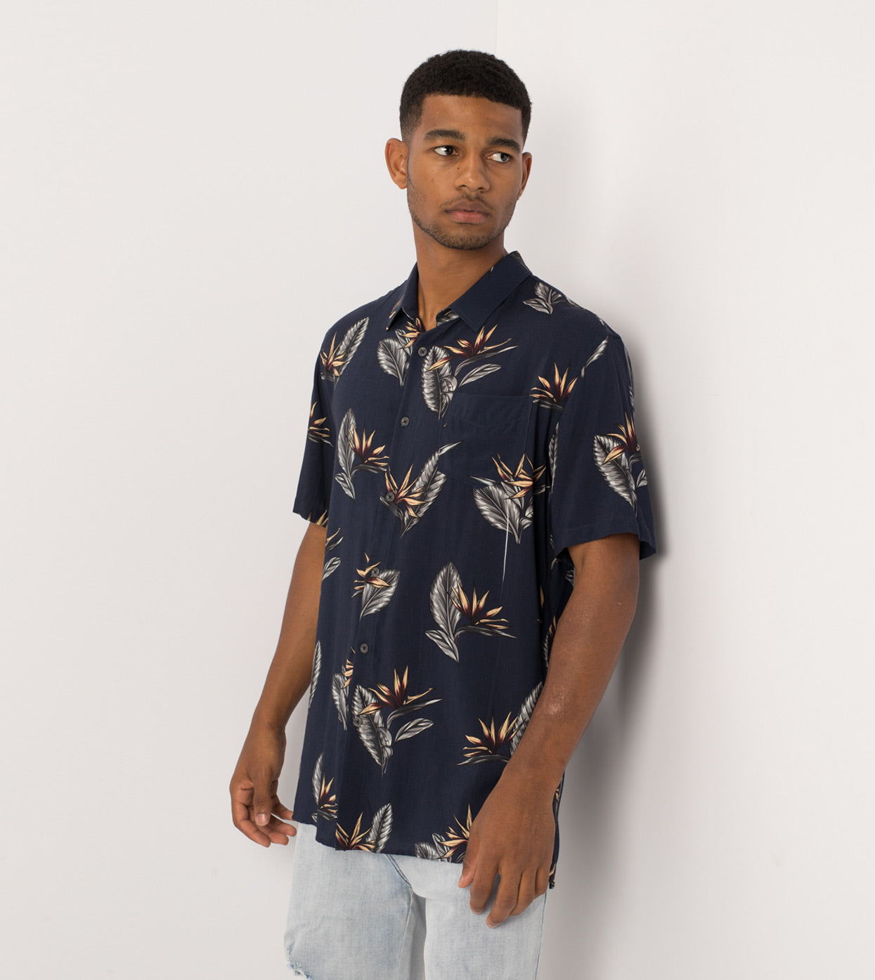 Paradise SS Shirt Navy