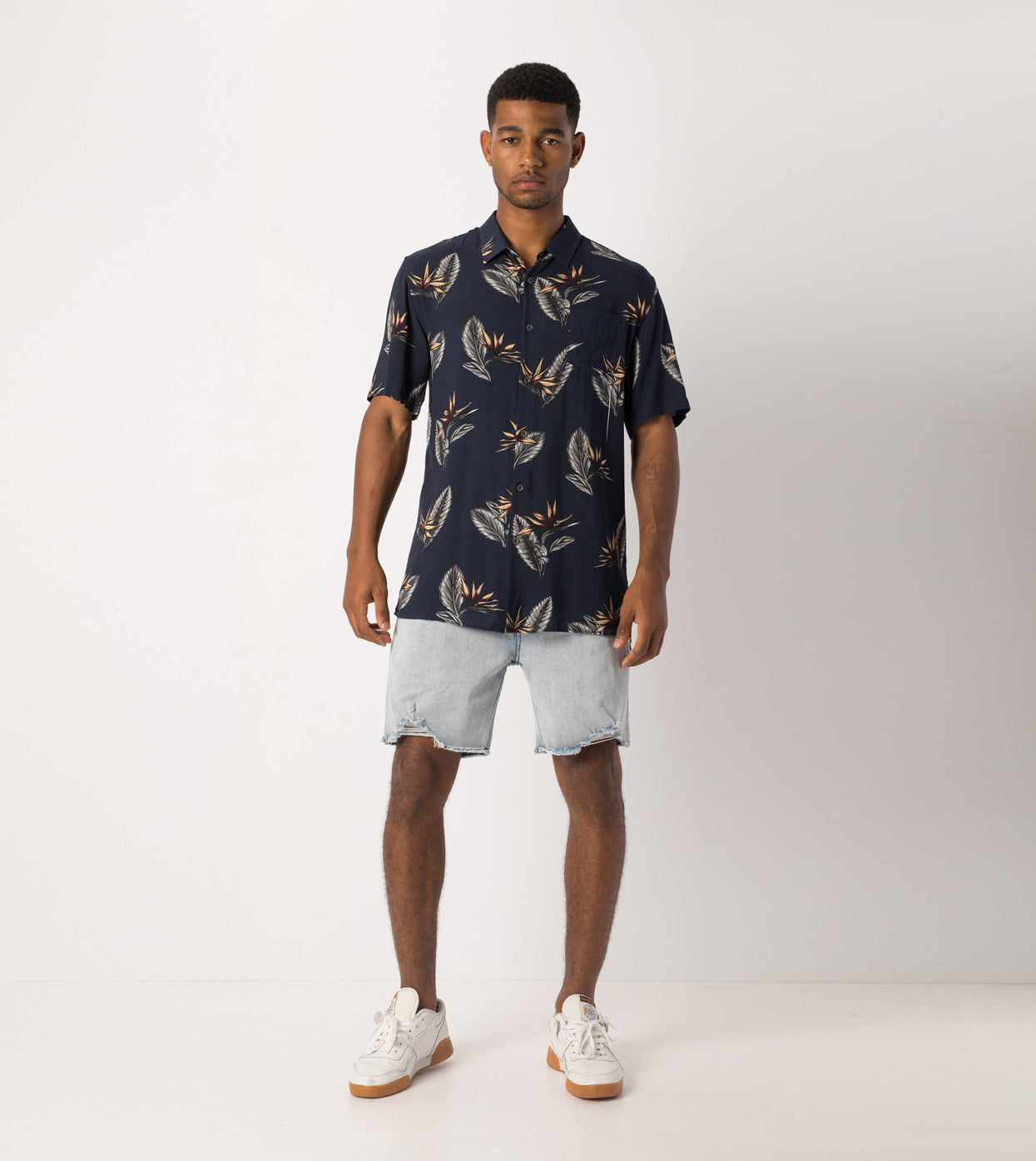 Paradise SS Shirt Navy