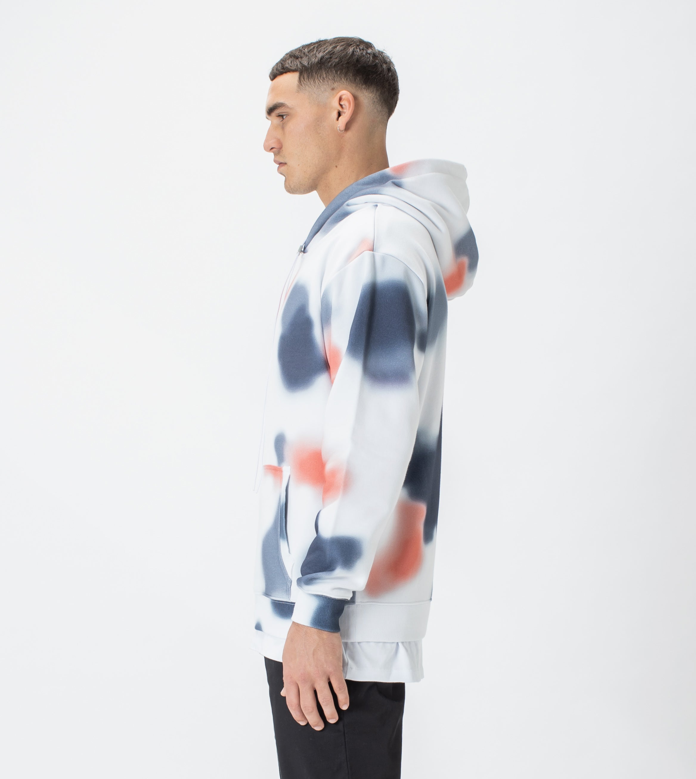 Patch Lowgo Hood Sweat White/Multi - Sale