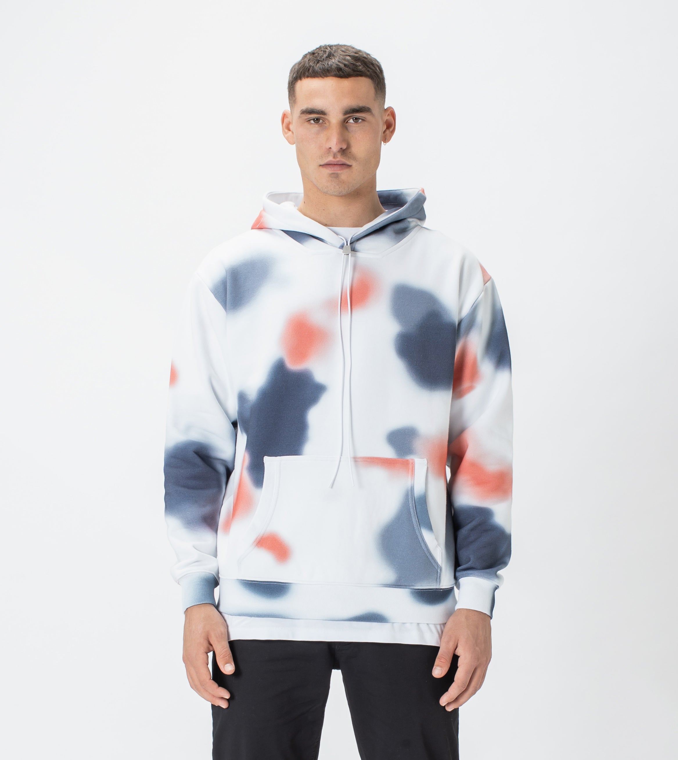 Patch Lowgo Hood Sweat White/Multi - Sale