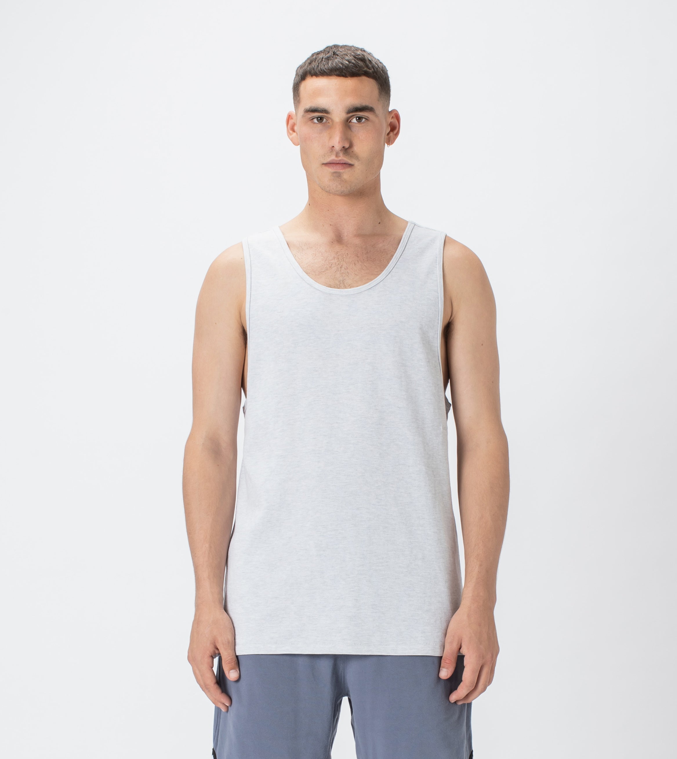 Pique Rugger Tank Blizzard Marle