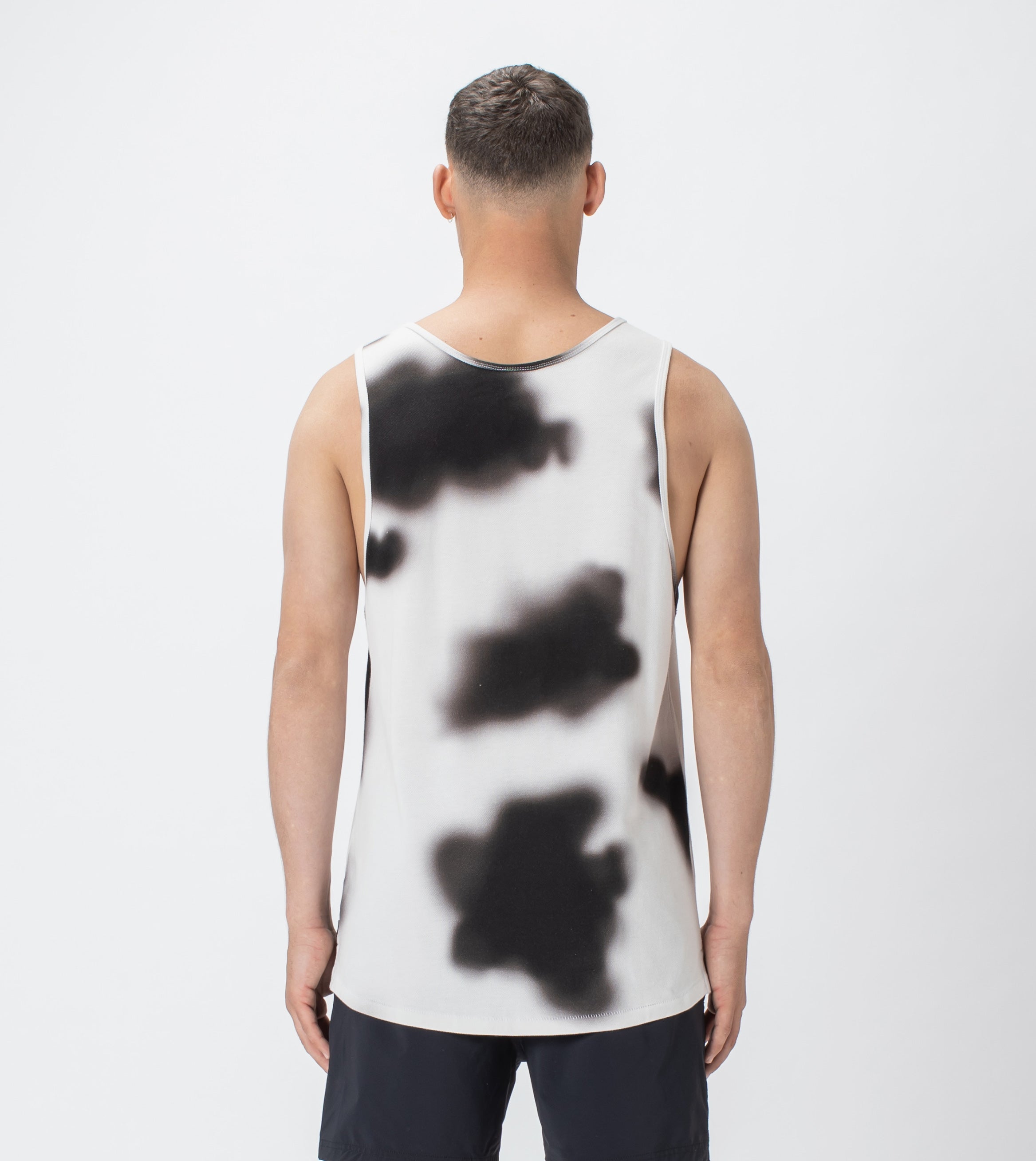 Patch Pique Rugger Tank Milk/Black