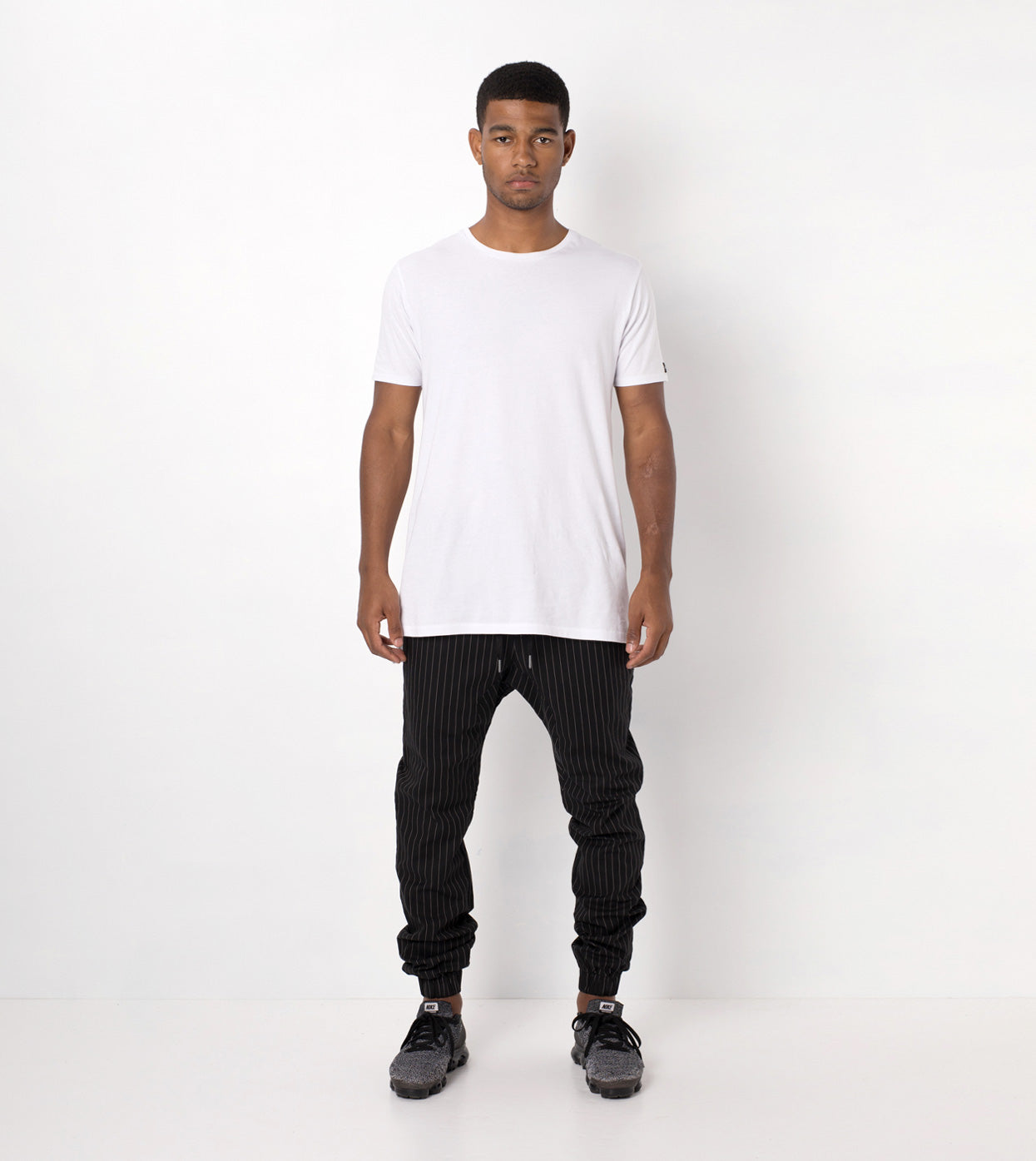 Pinstripe Sureshot Jogger Black/White - Sale