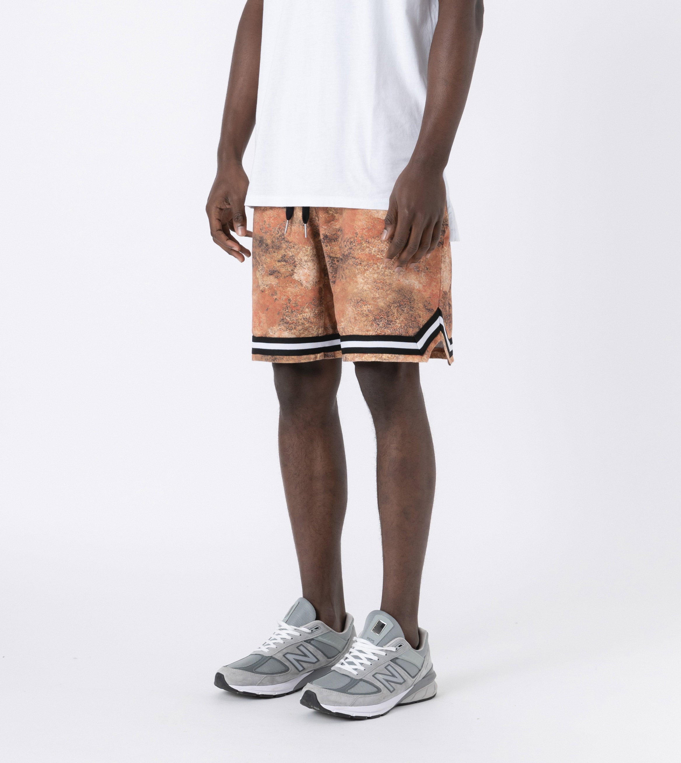 Pique Basketball Short Rust Camo