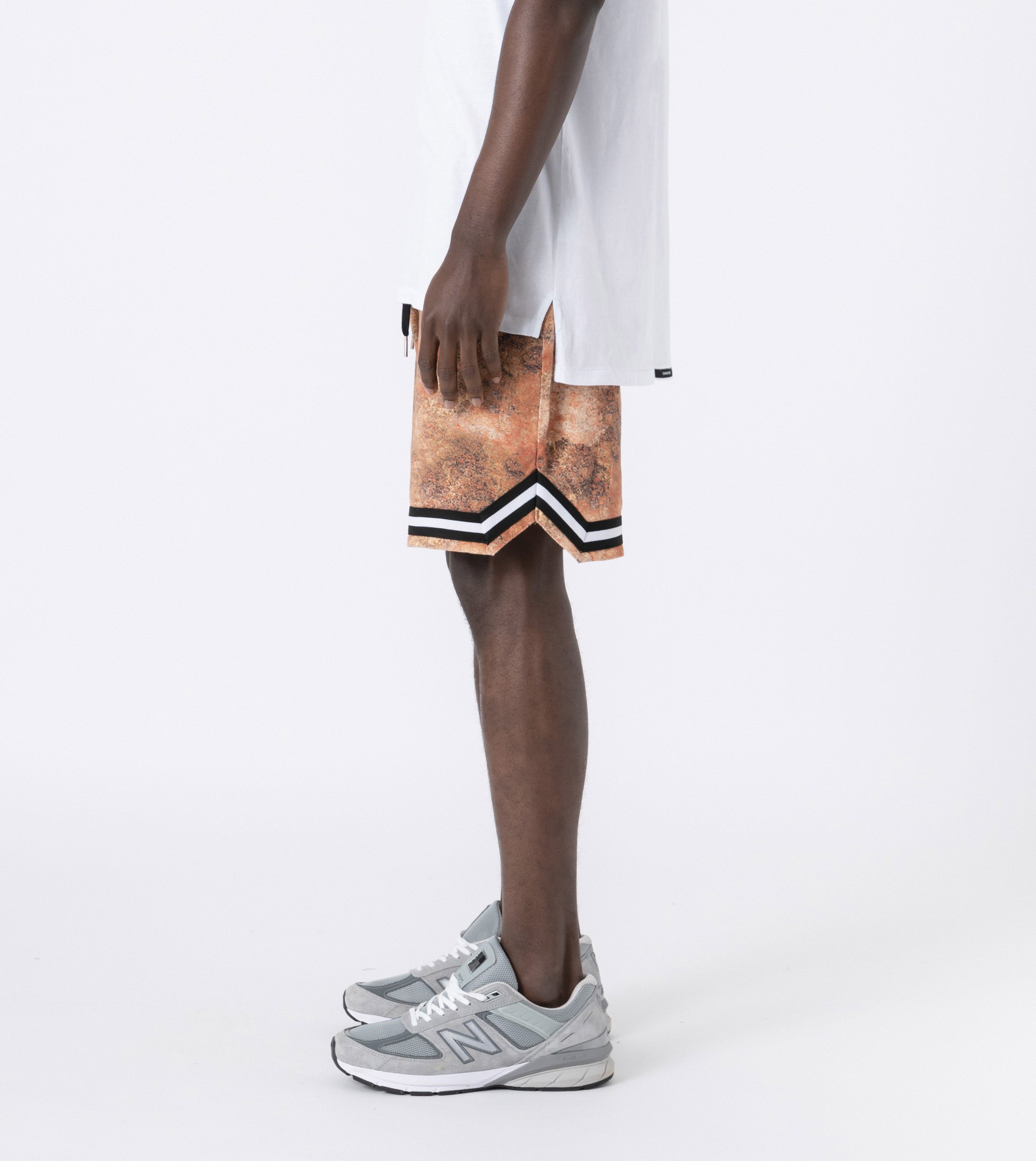 Pique Basketball Short Rust Camo