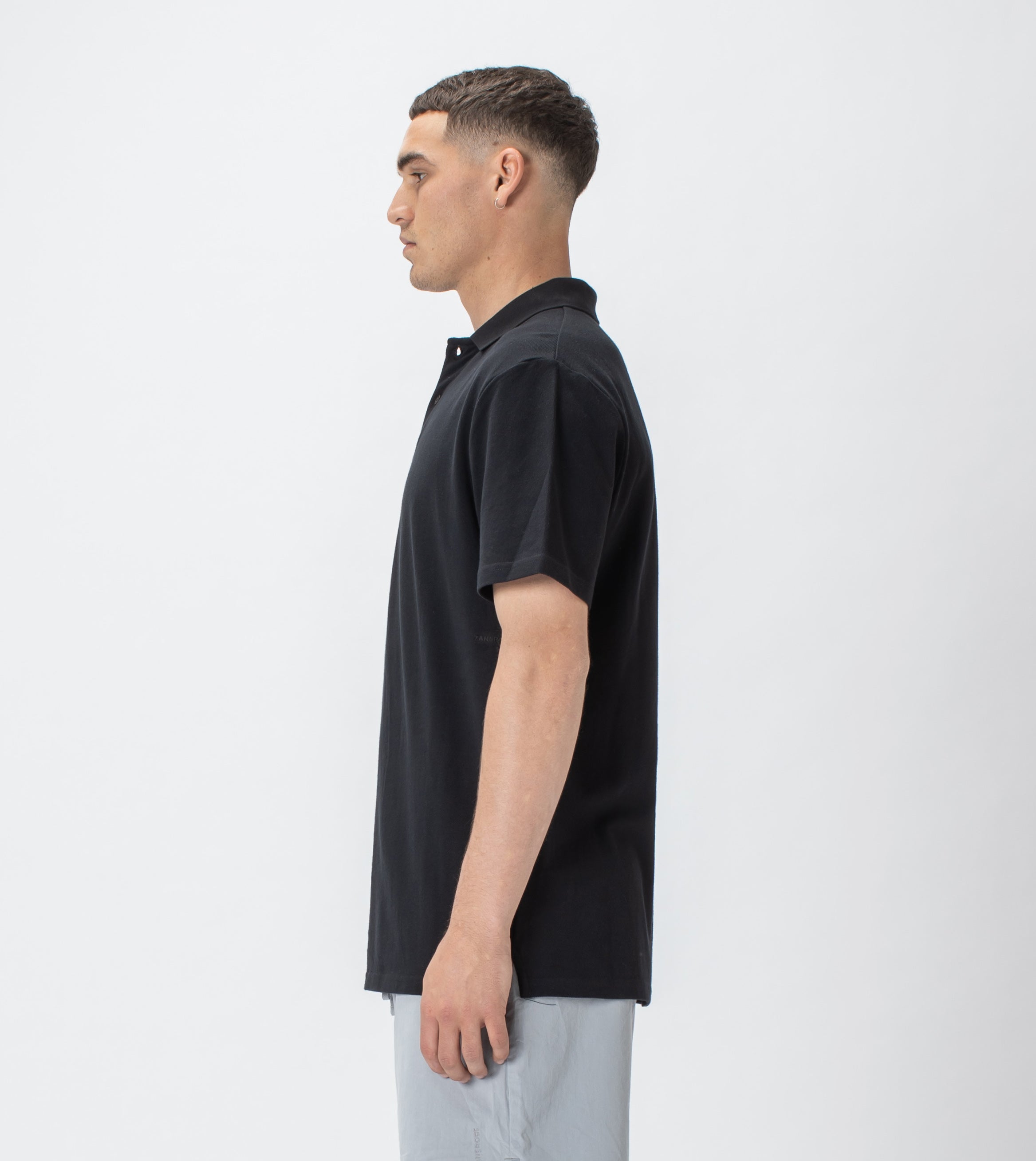 Pique Polo Black