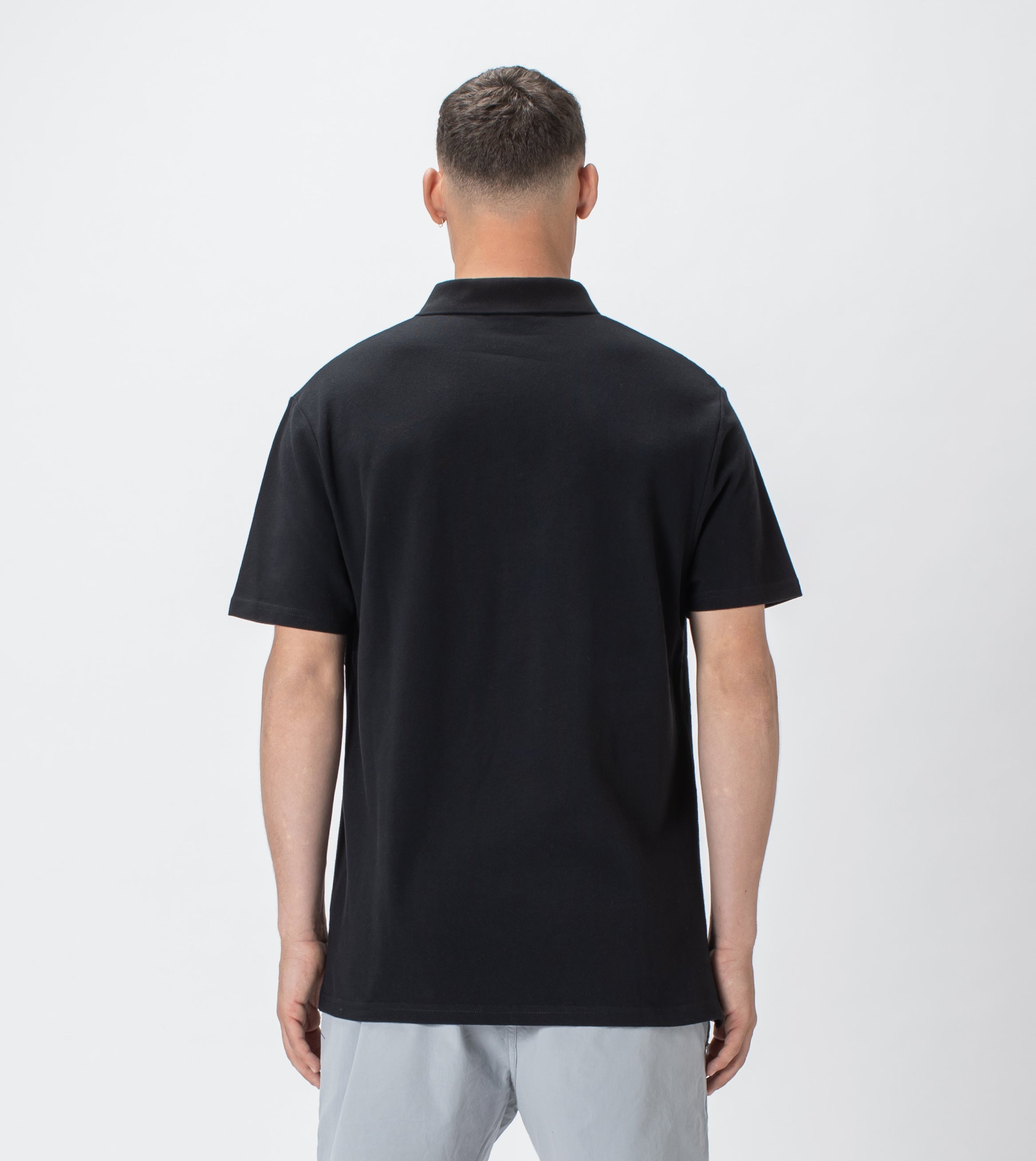 Pique Polo Black