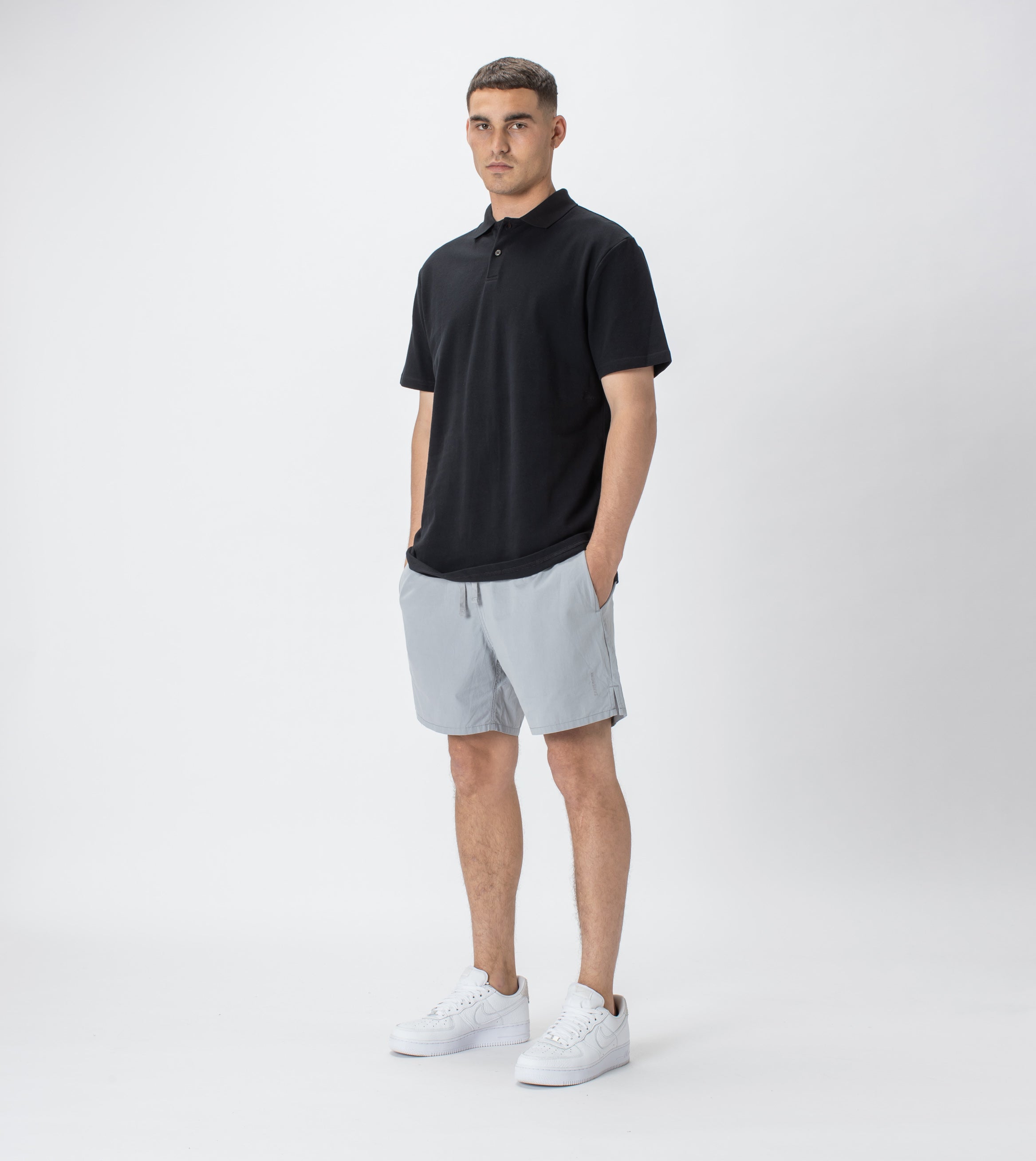 Pique Polo Black