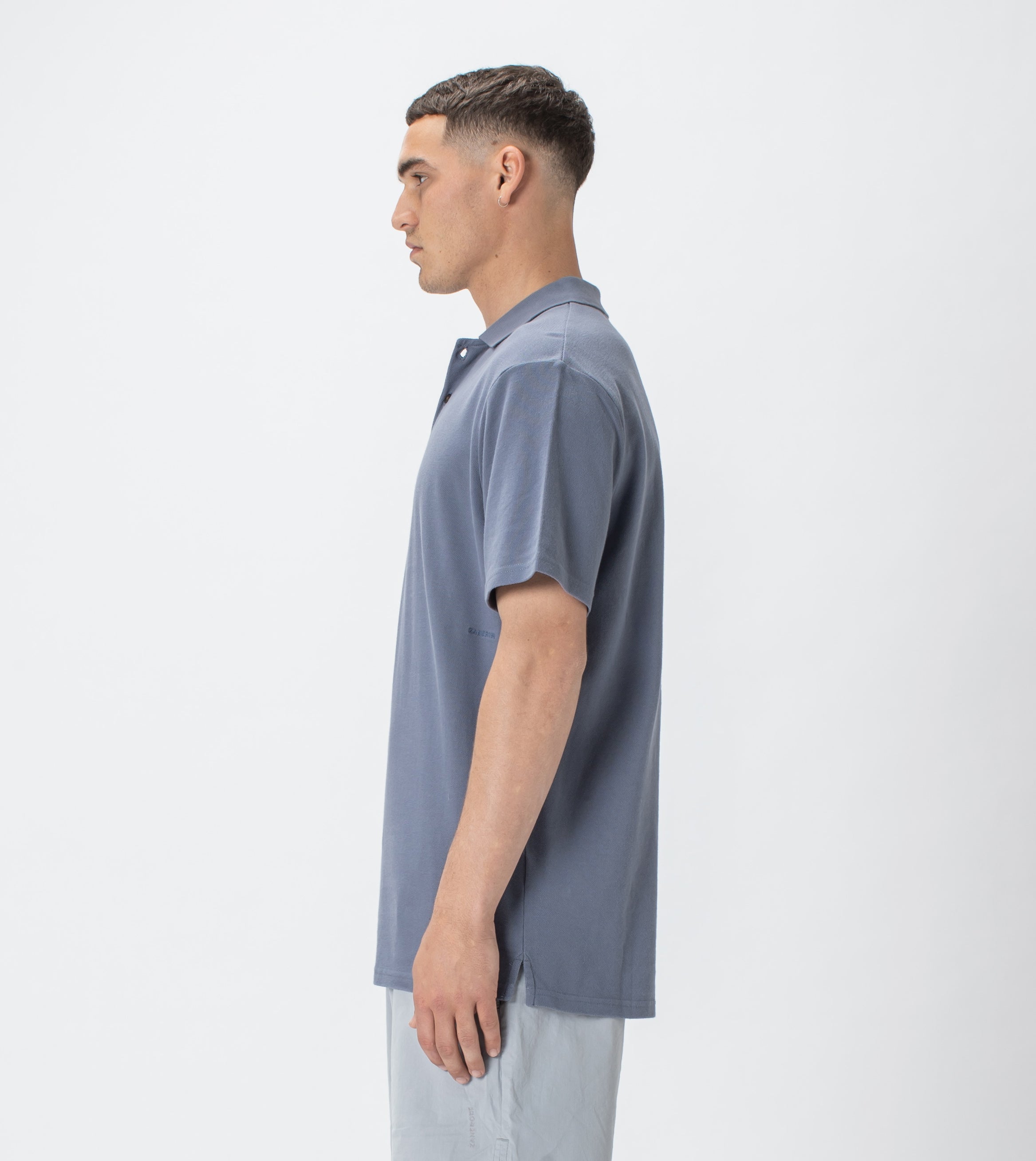 Pique Polo Chalk Blue
