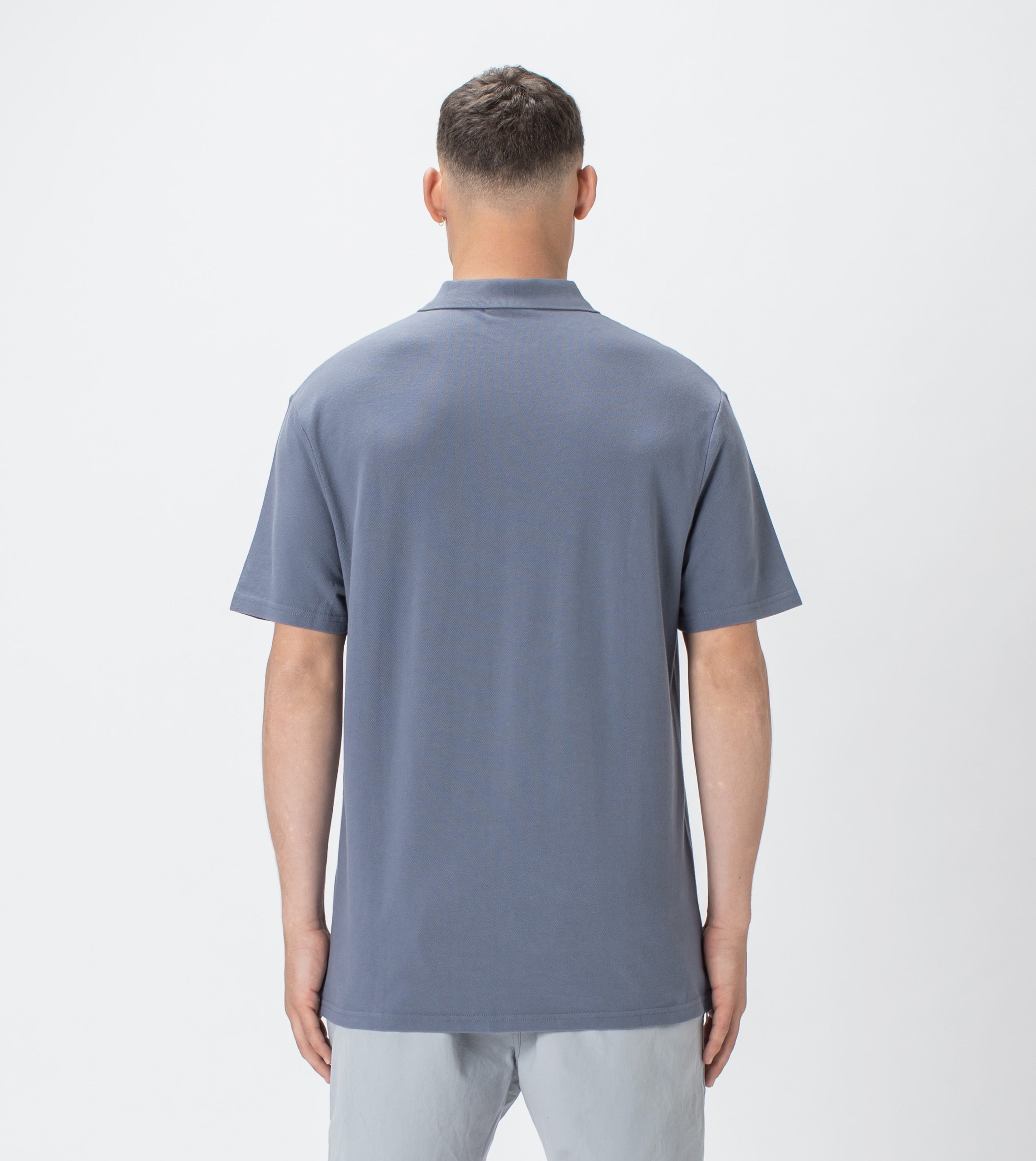 Pique Polo Chalk Blue