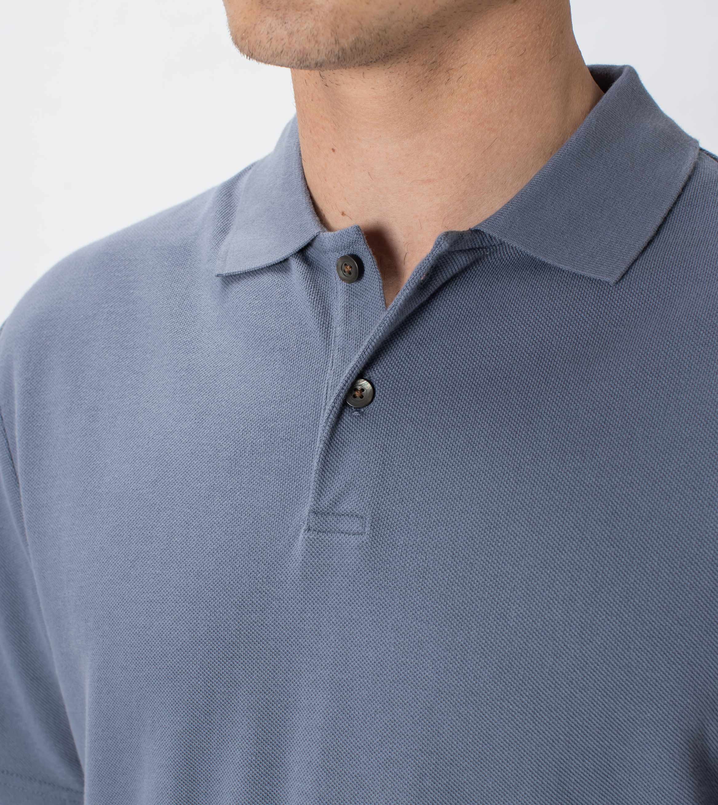 Pique Polo Chalk Blue