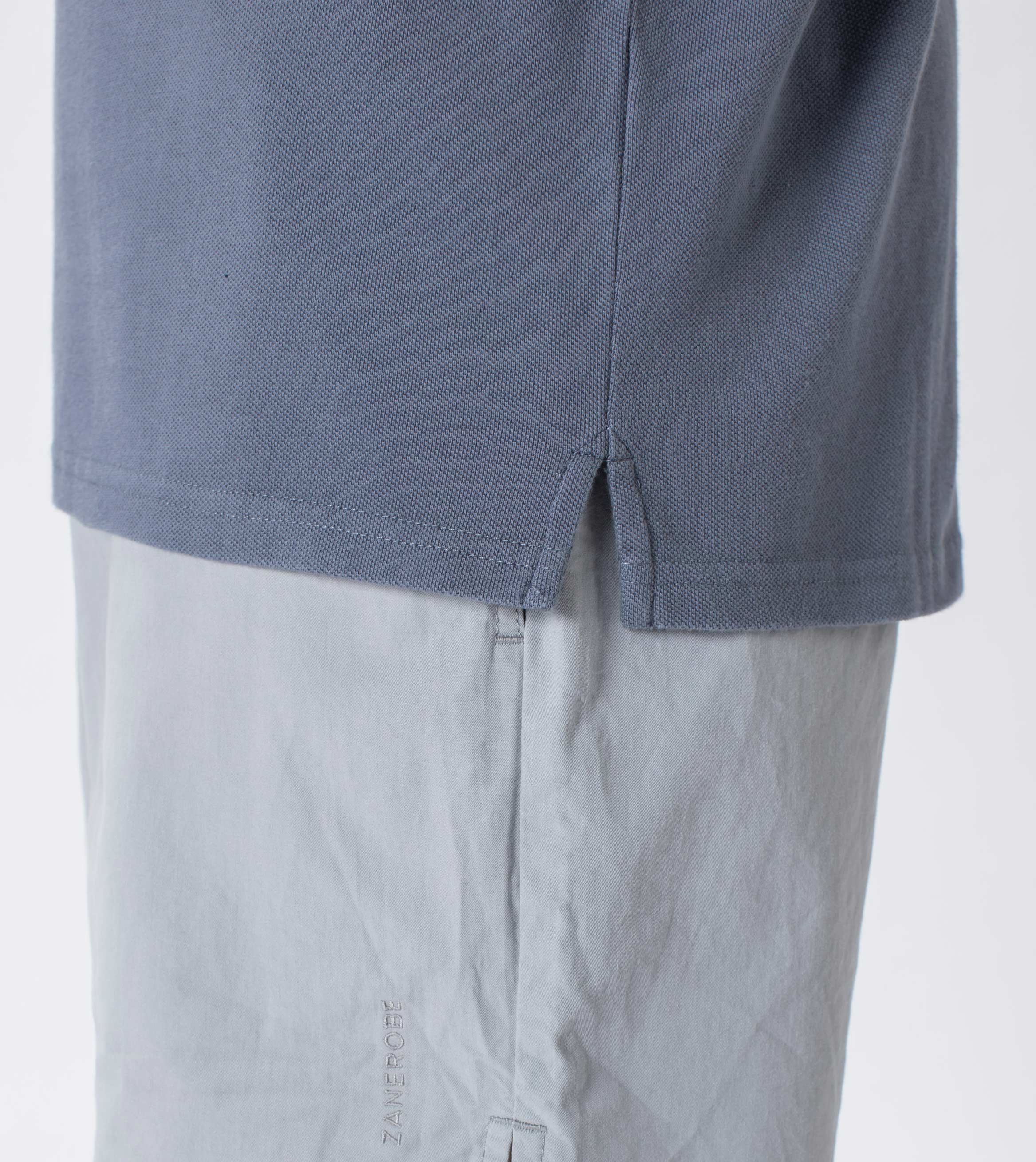 Pique Polo Chalk Blue