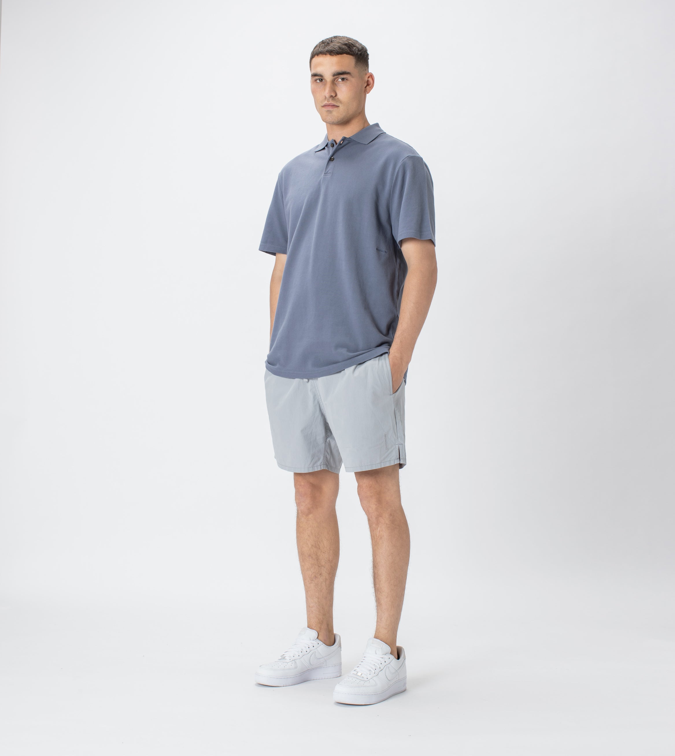 Pique Polo Chalk Blue
