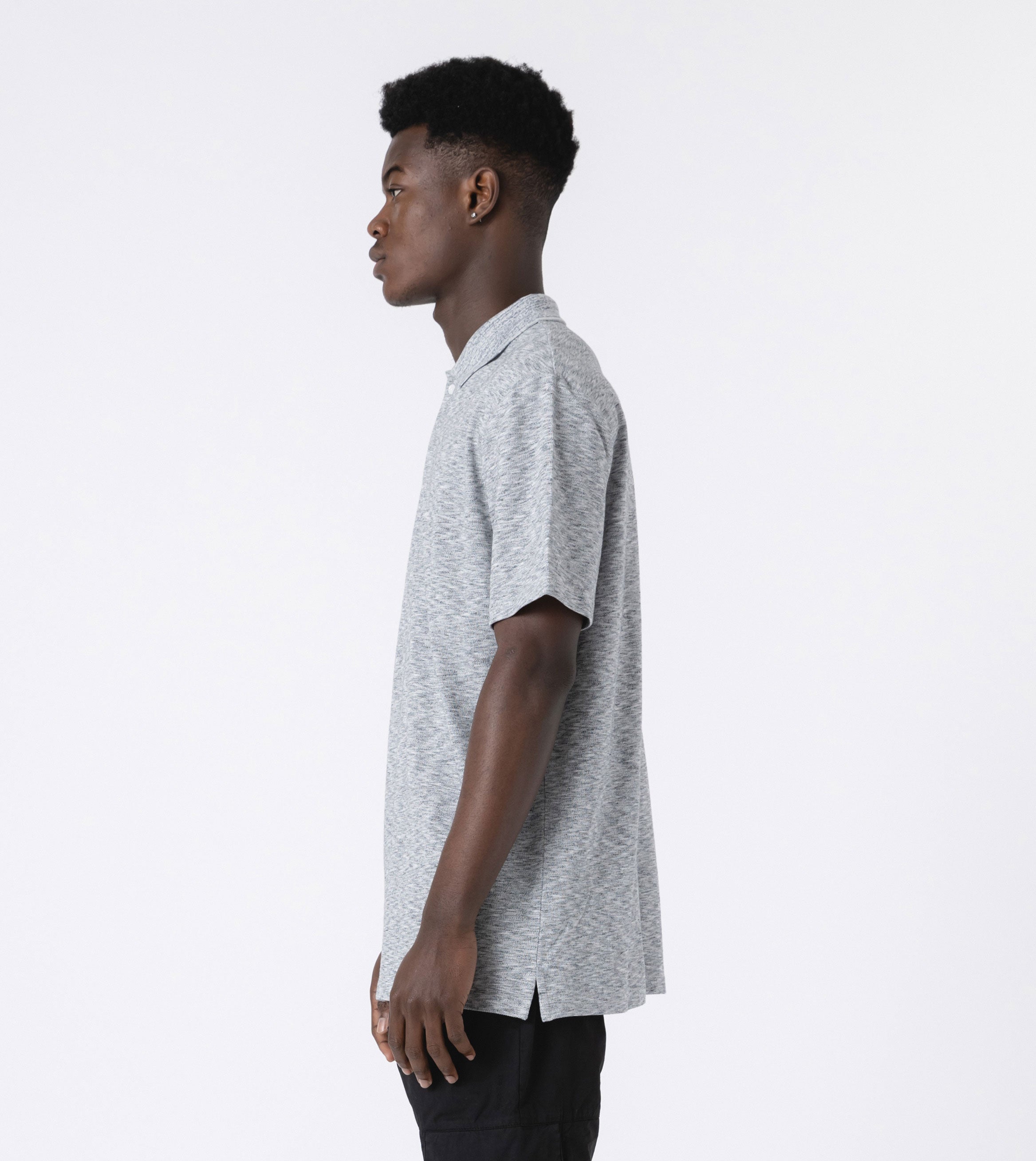 Pique Polo White Noise