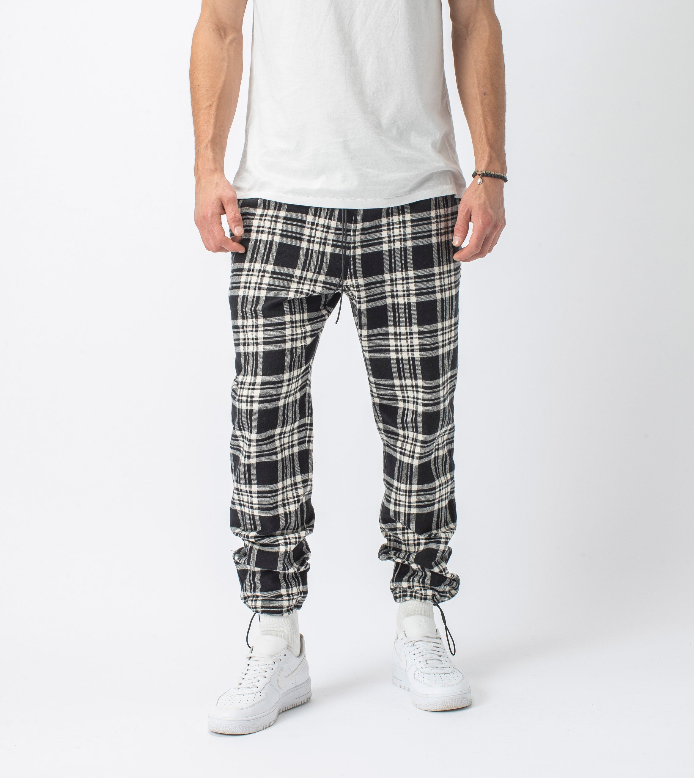 Plaid Jumpa Jogger Black/Milk