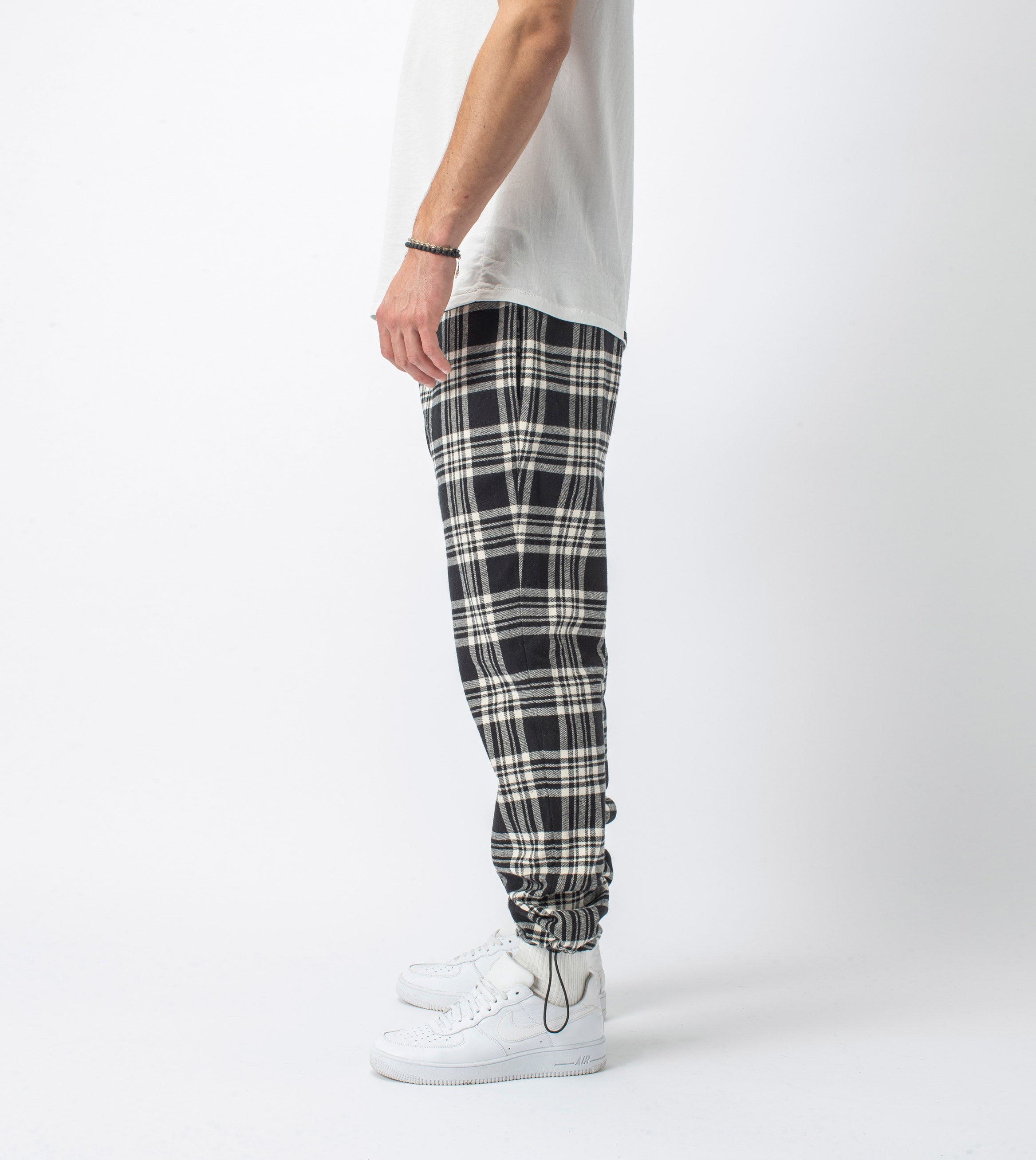 Plaid Jumpa Jogger Black/Milk