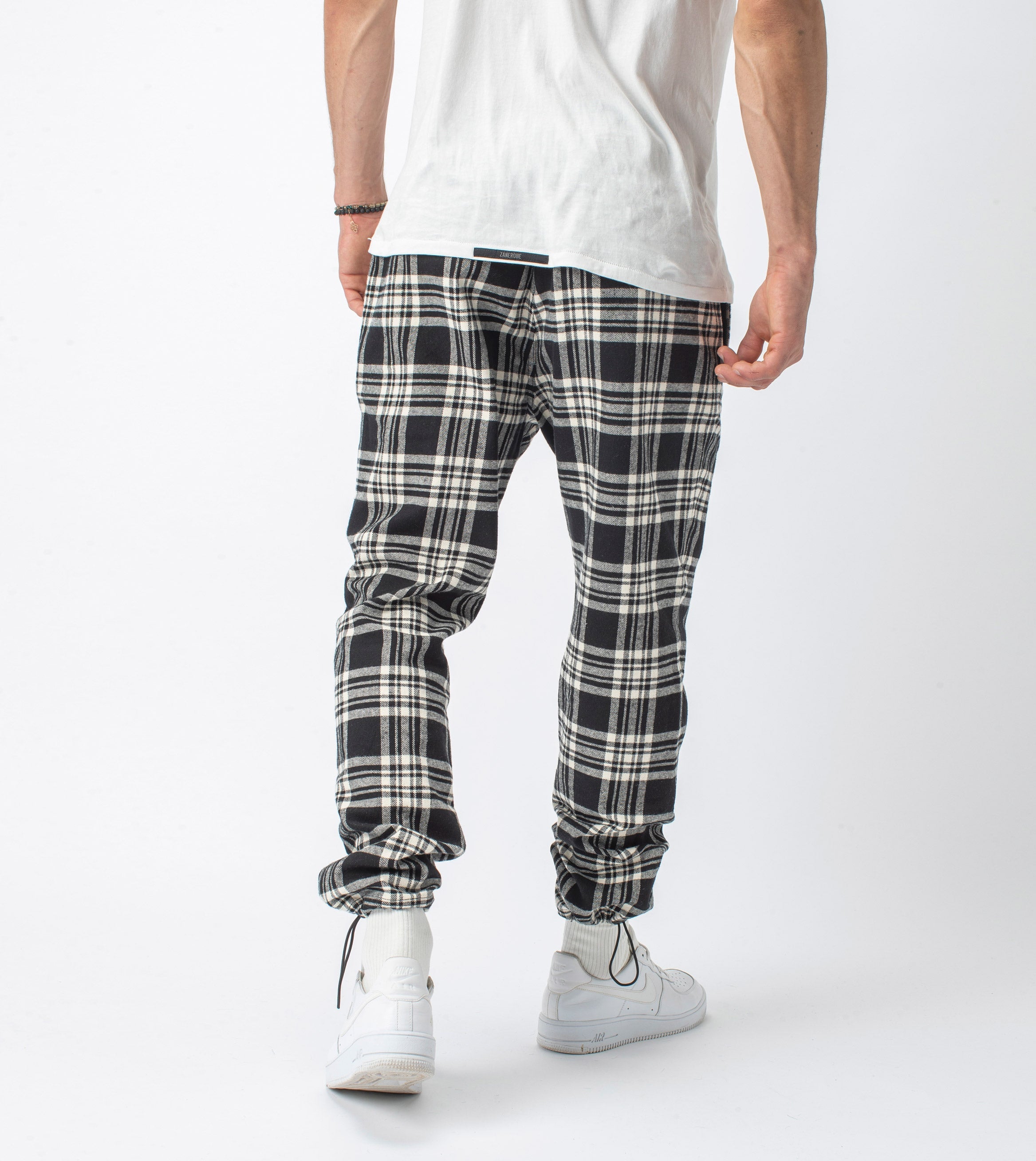 Plaid Jumpa Jogger Black/Milk