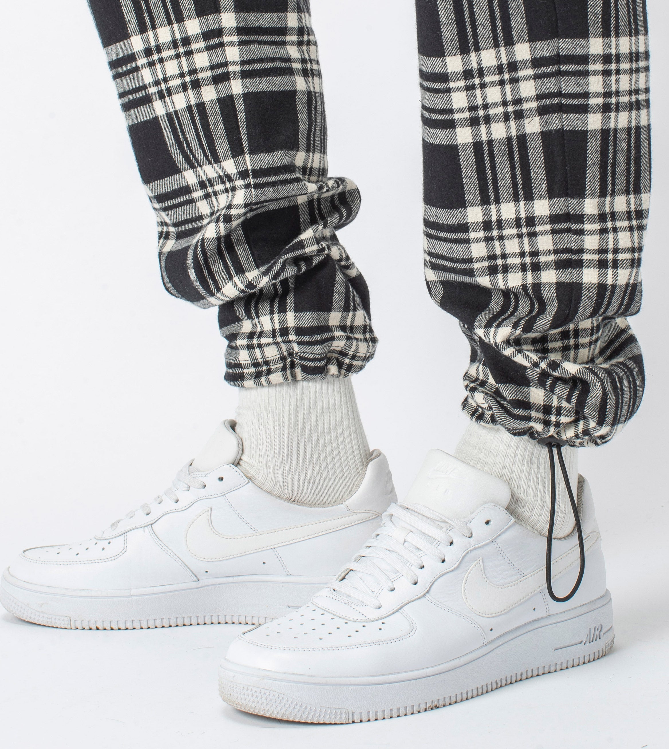 Plaid Jumpa Jogger Black/Milk