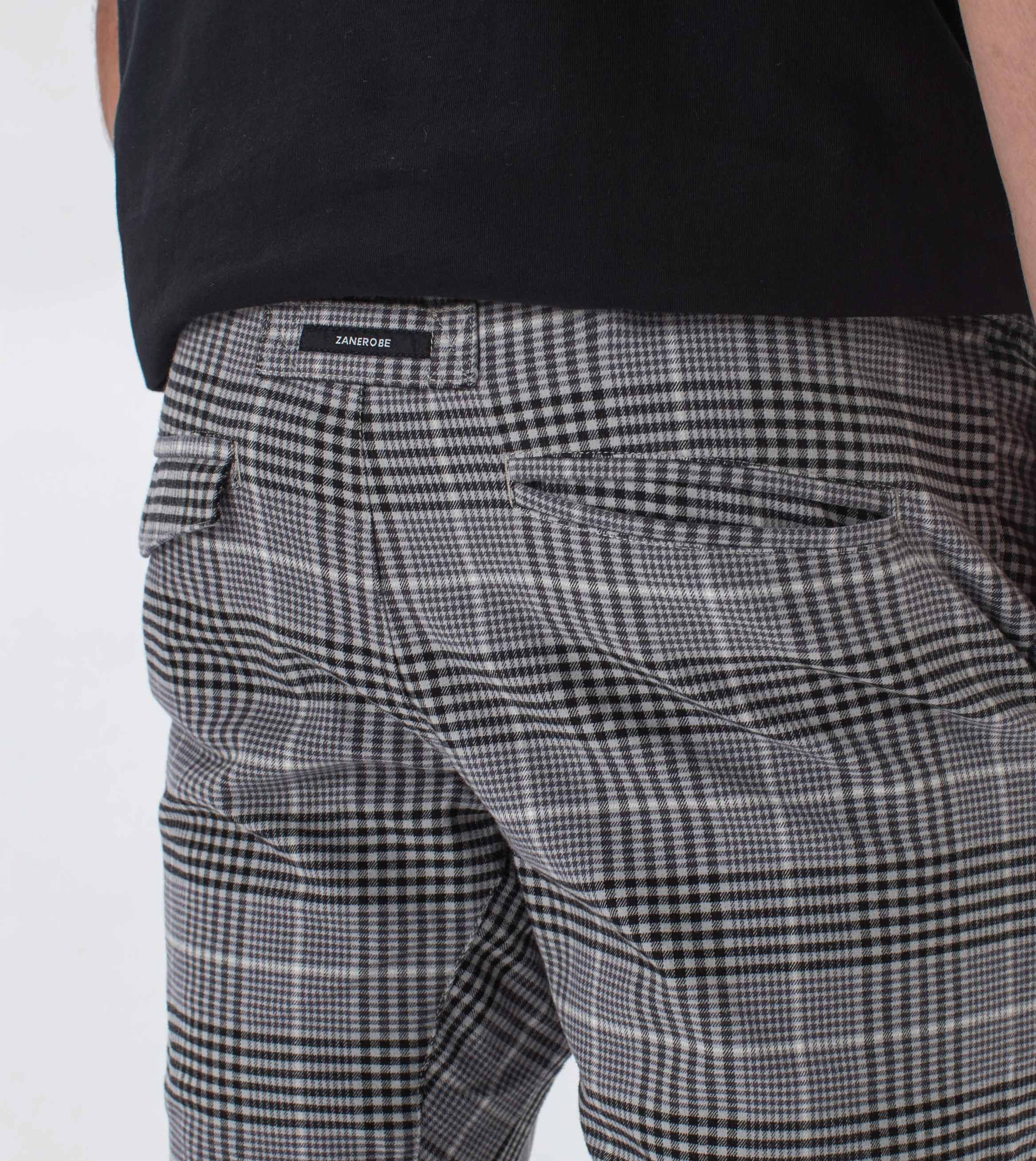 Plaid Sureshot Jogger Lt Grey/Black