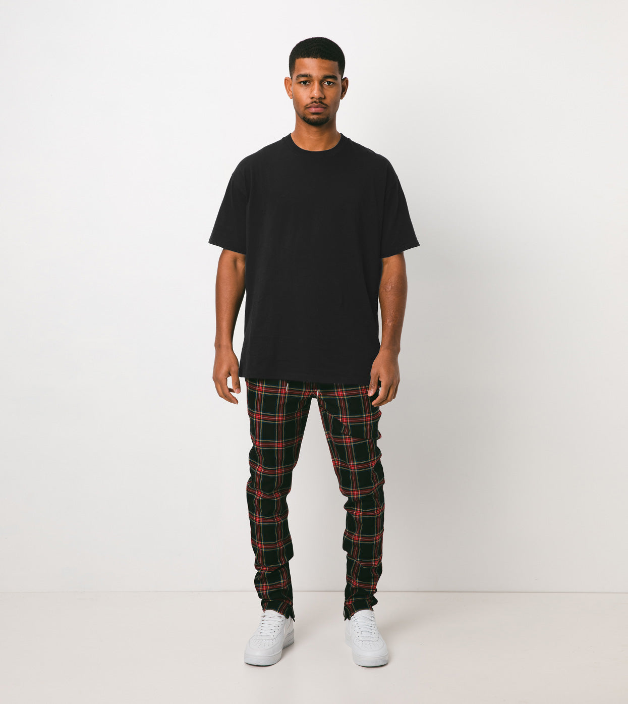 Plaid Unblockshot Chino Navy/Red - Sale