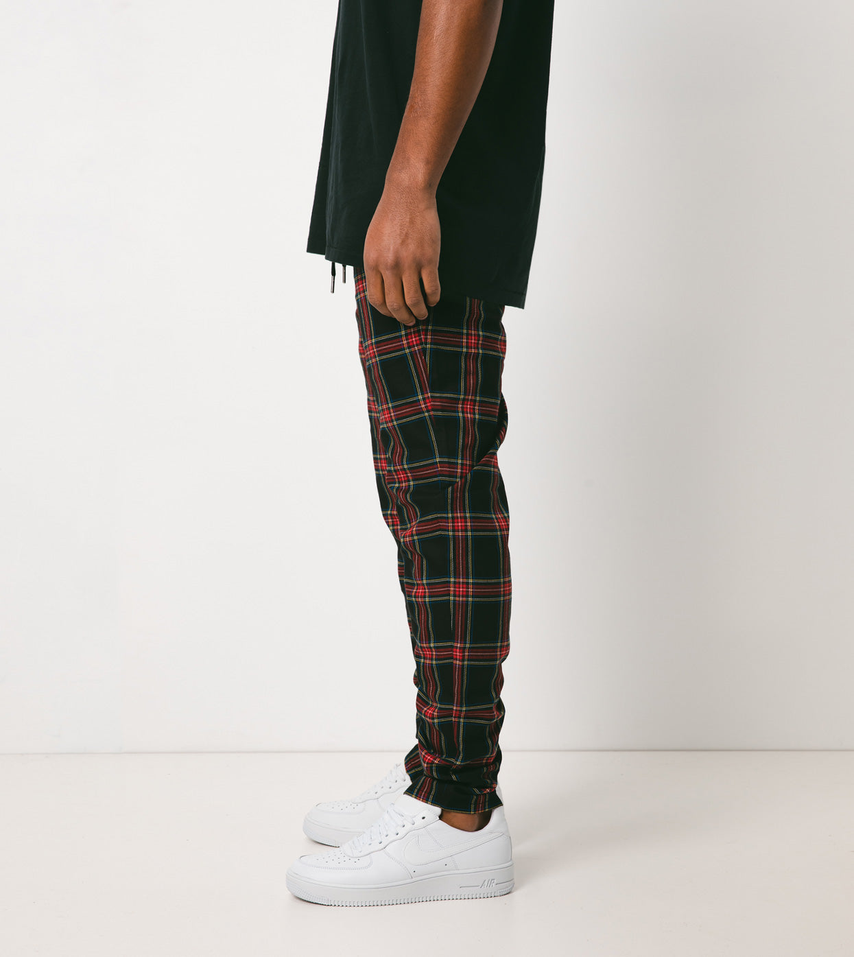 Plaid Unblockshot Chino Navy/Red - Sale