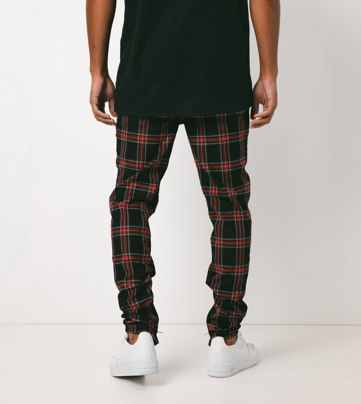 Plaid Unblockshot Chino Navy/Red - Sale
