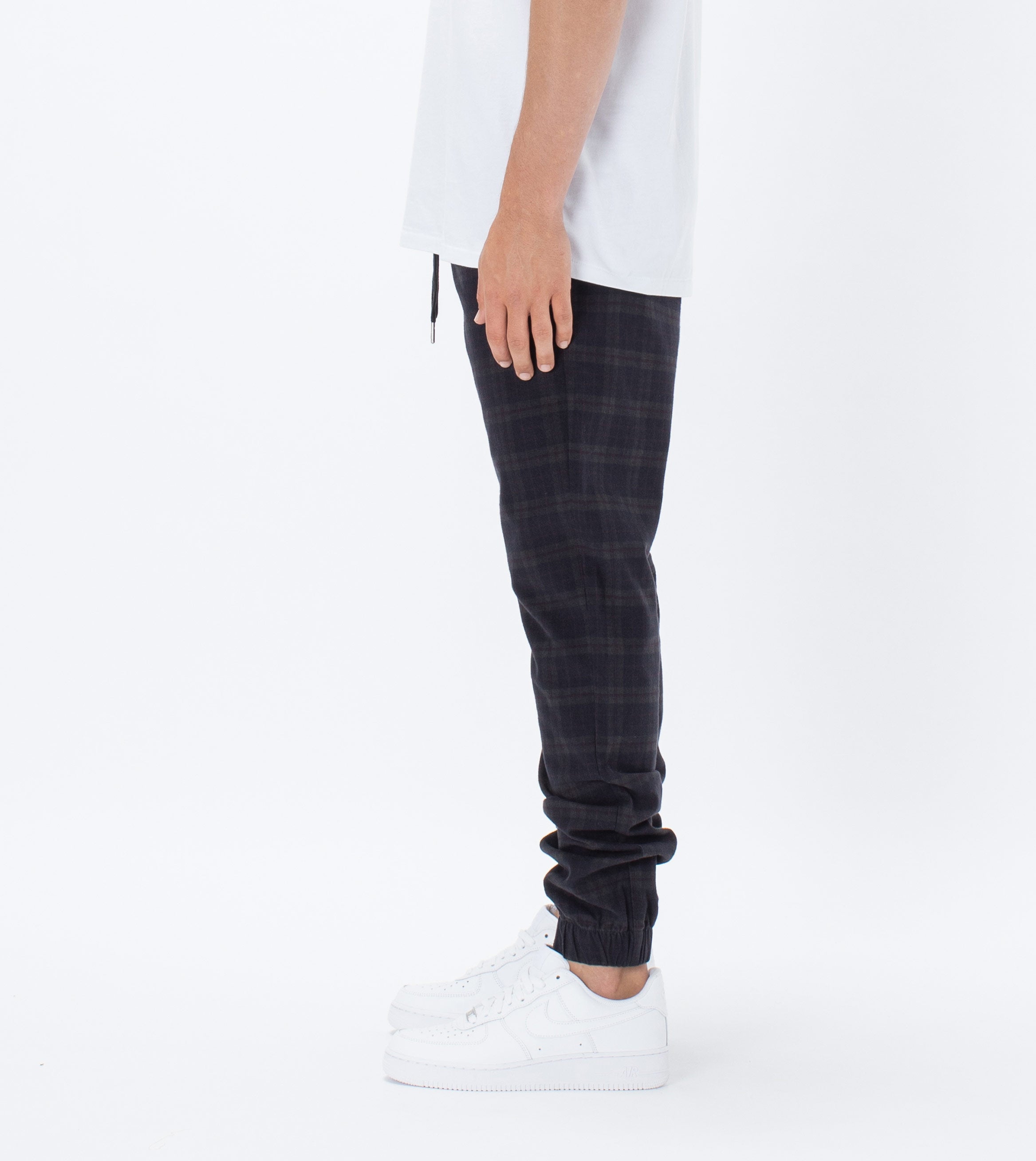 Plaid Sureshot Jogger Ink/Boysenberry