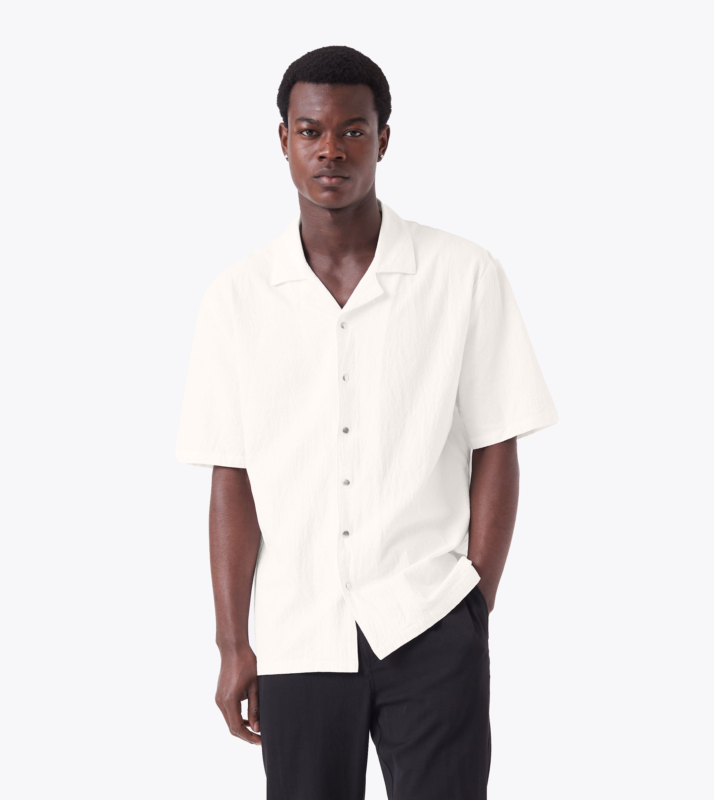 QB Rugger Shirt Vintage White