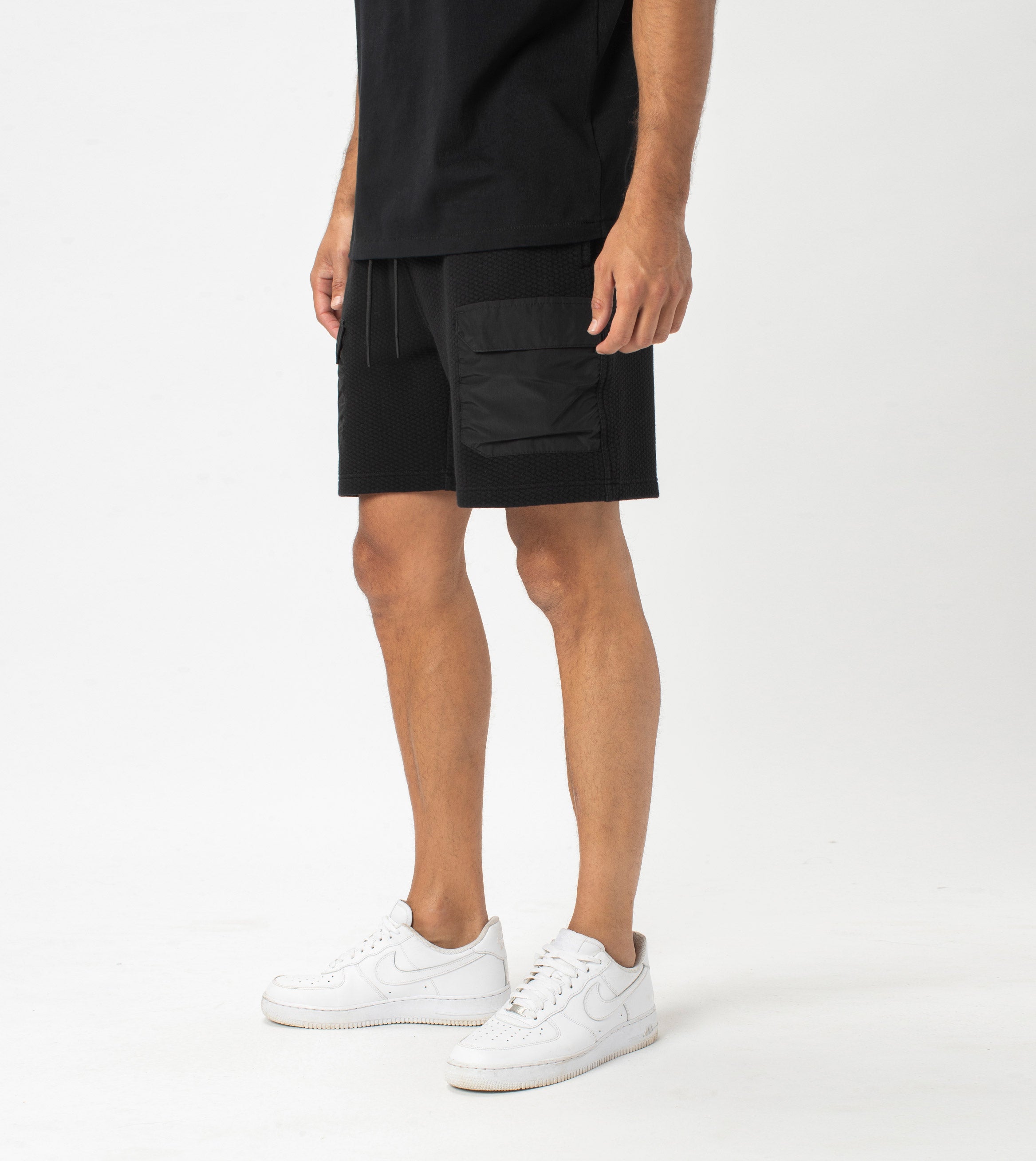 Quilt Day Short Black