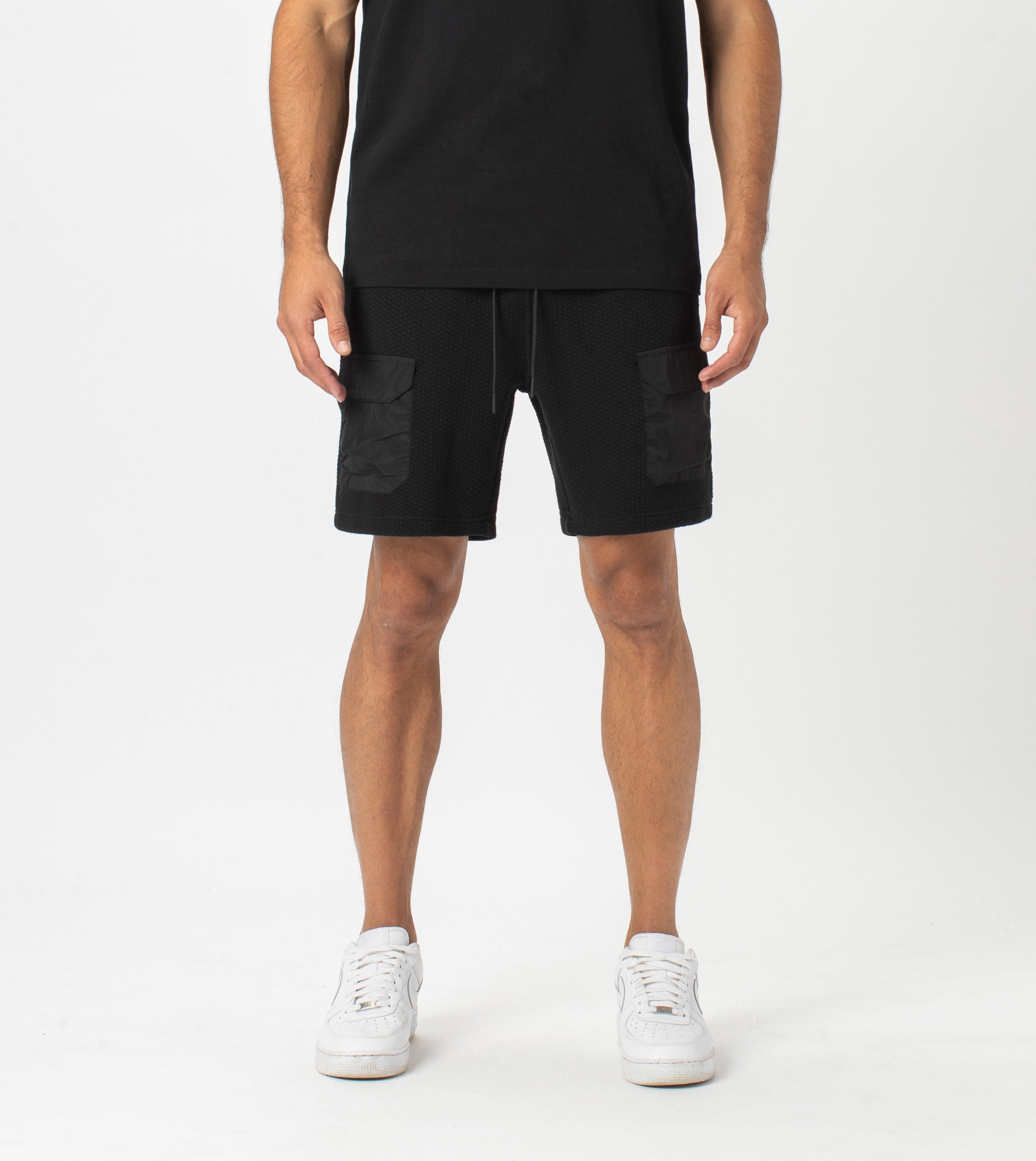 Quilt Day Short Black