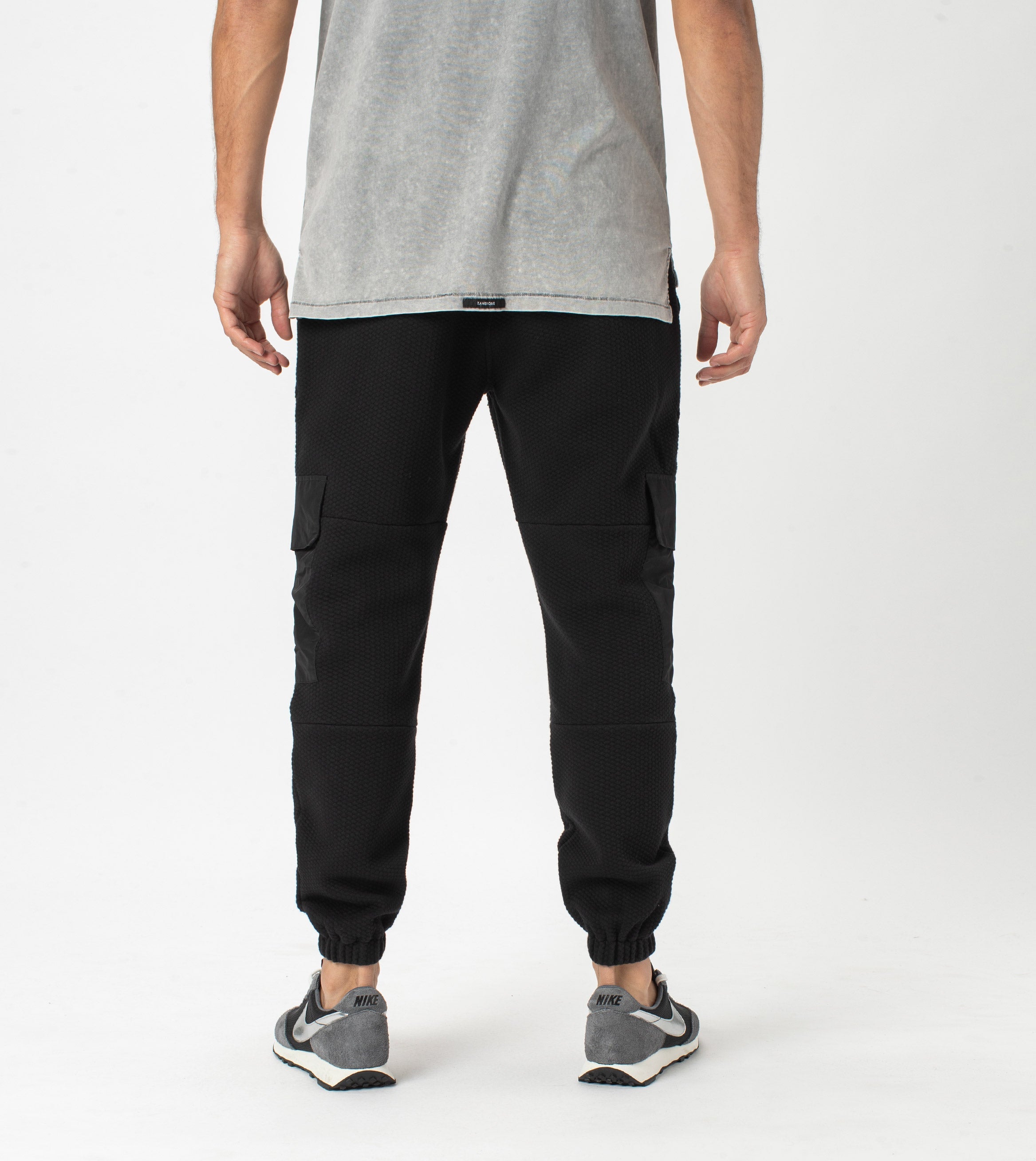 Quilt Jumpa Cargo Jogger Black