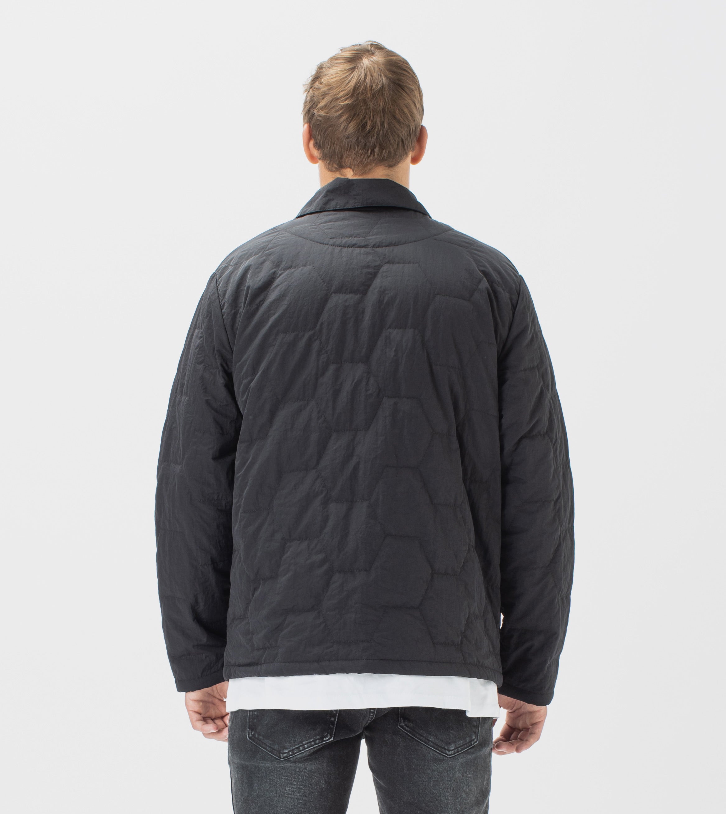Quilt Shell Jacket Black