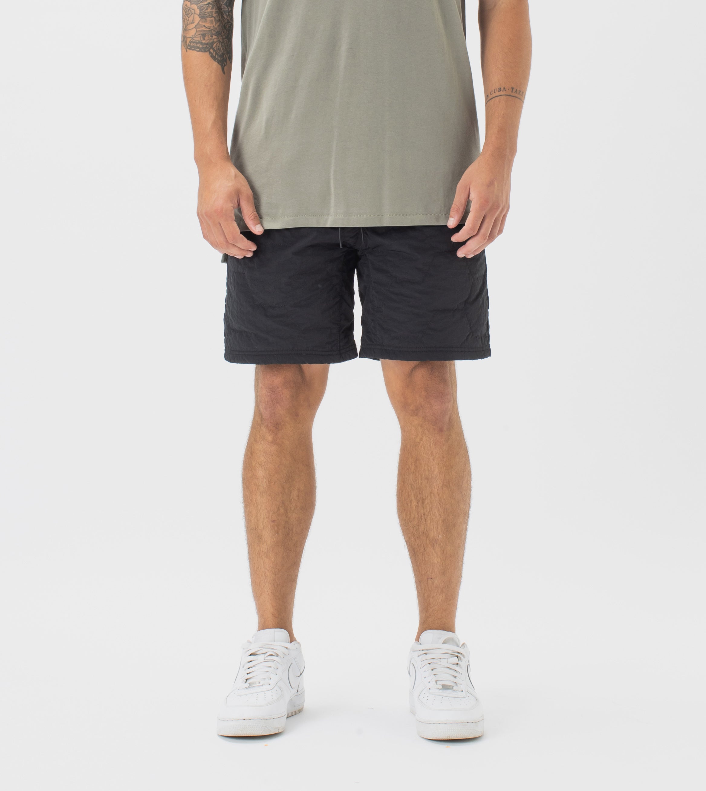 Quilted Jumpa Short Black
