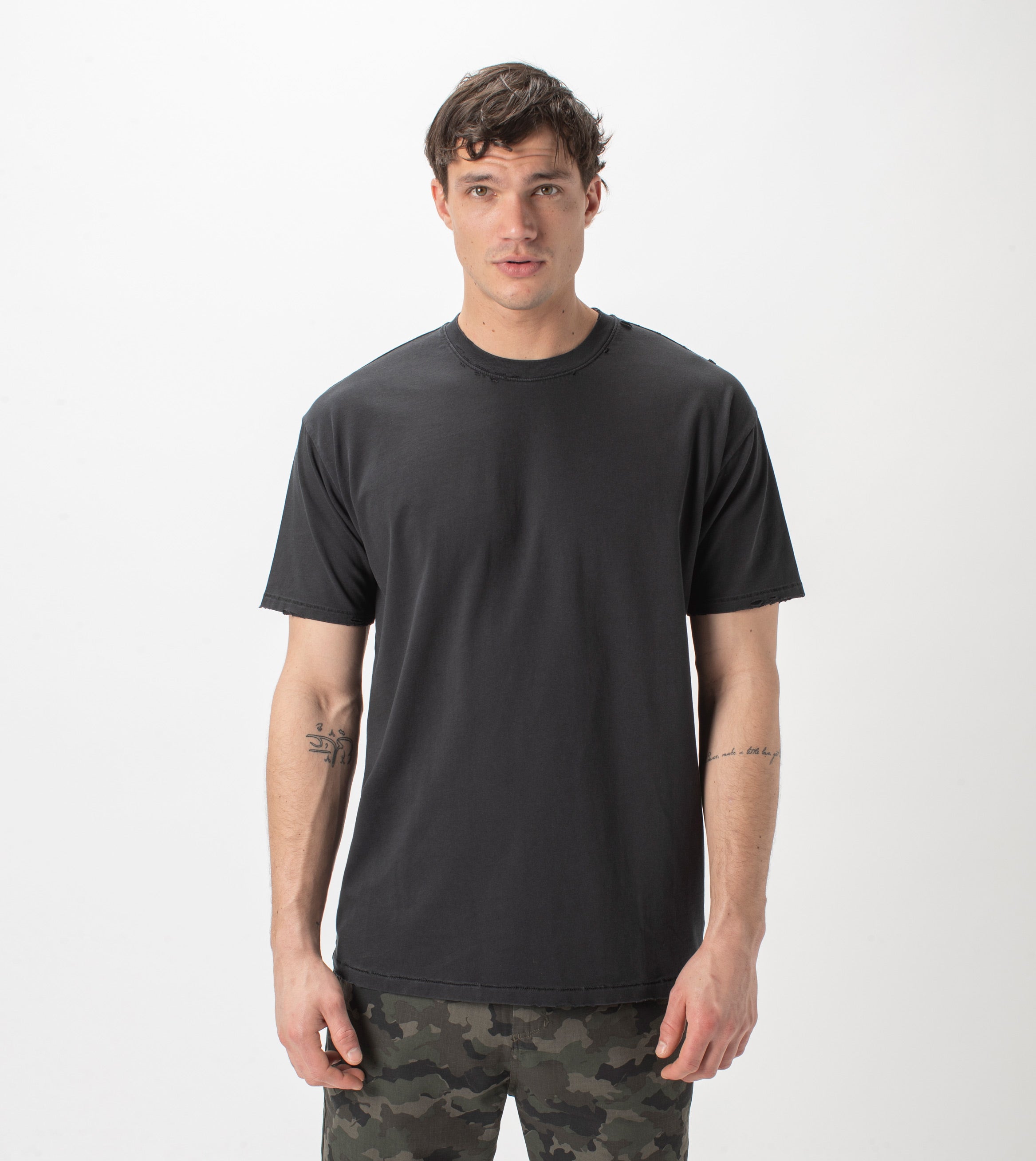 Ripped Box Tee GD Black