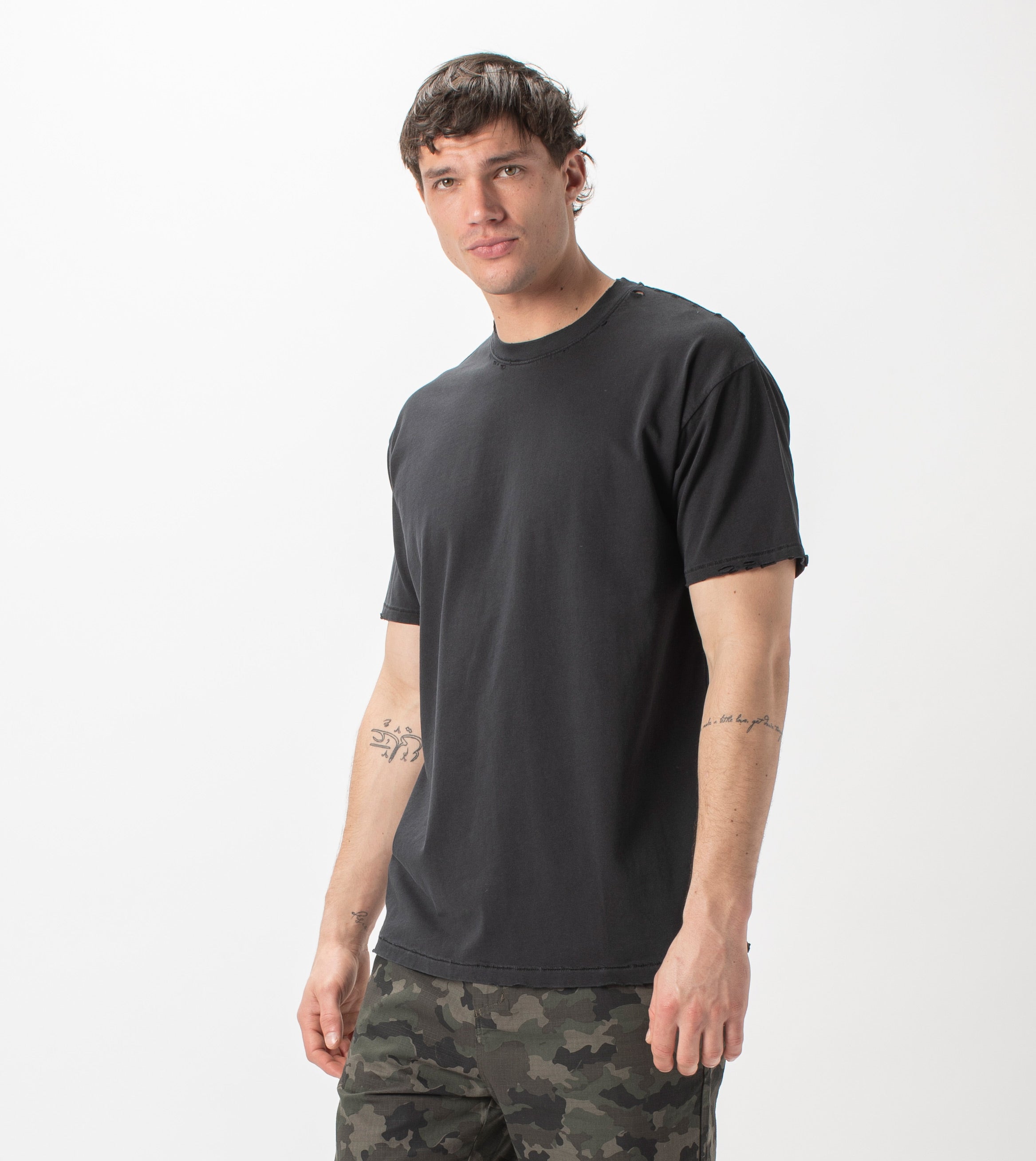 Ripped Box Tee GD Black