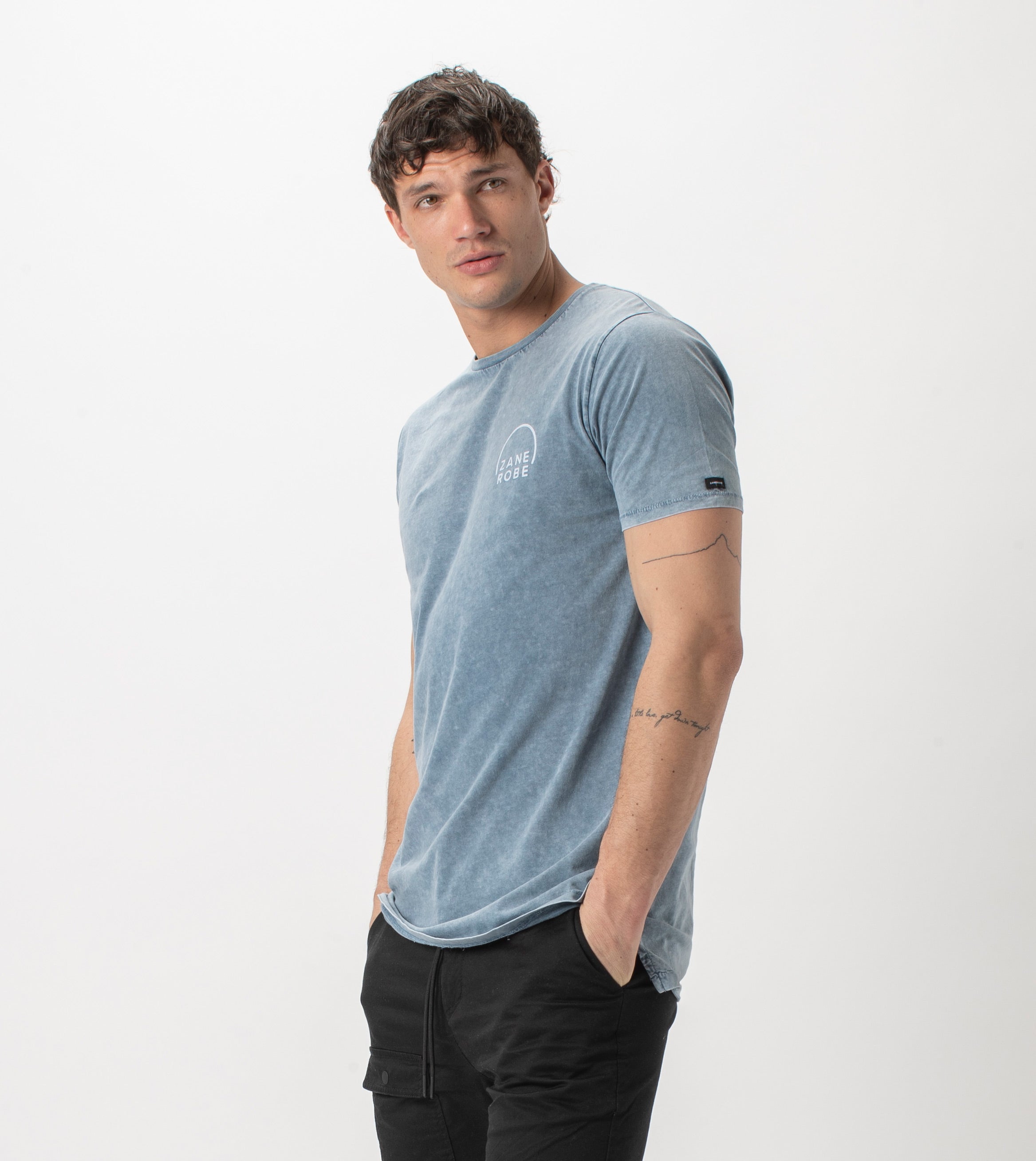 Rising Flintlock Tee Salt Blue