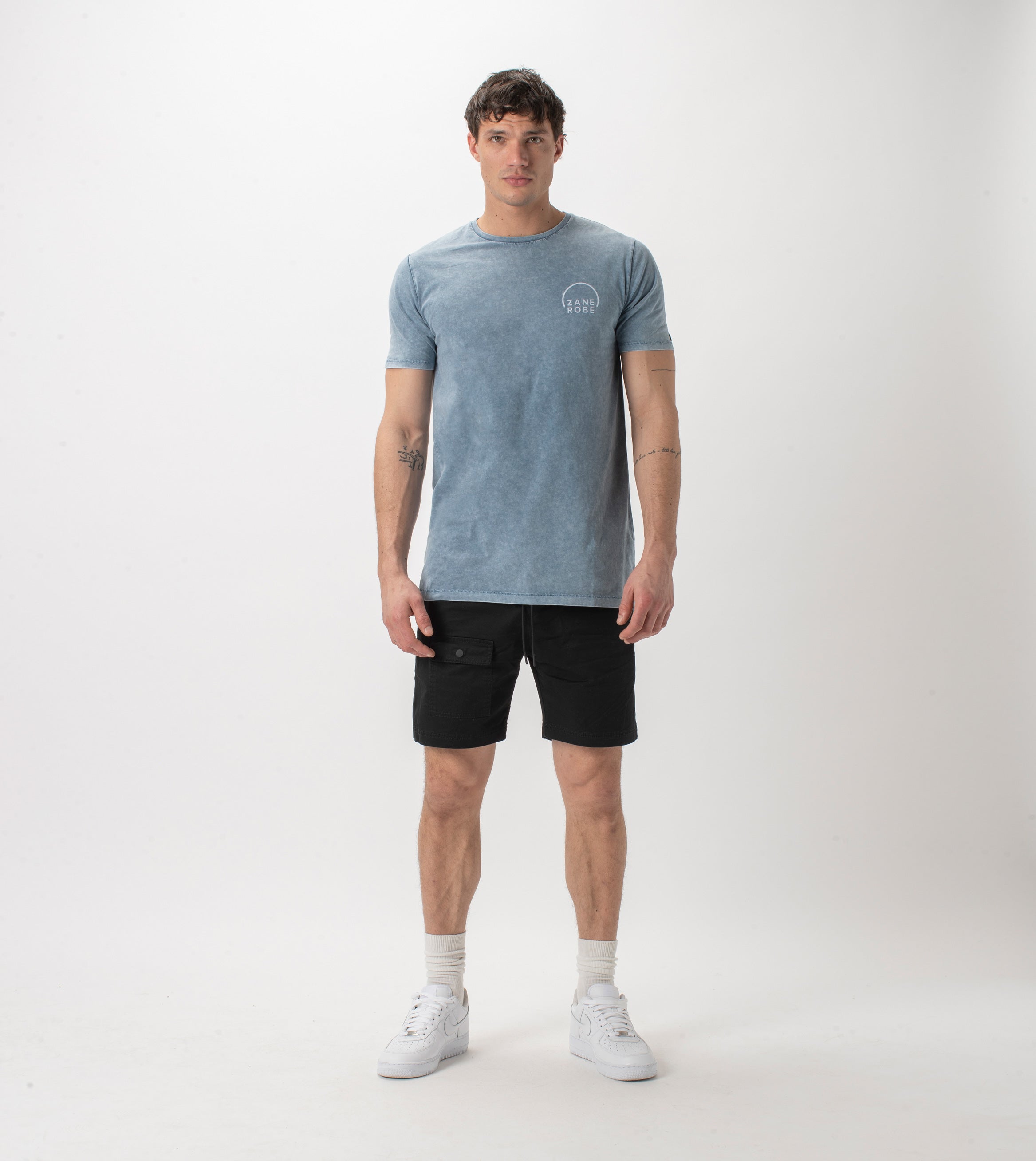 Rising Flintlock Tee Salt Blue