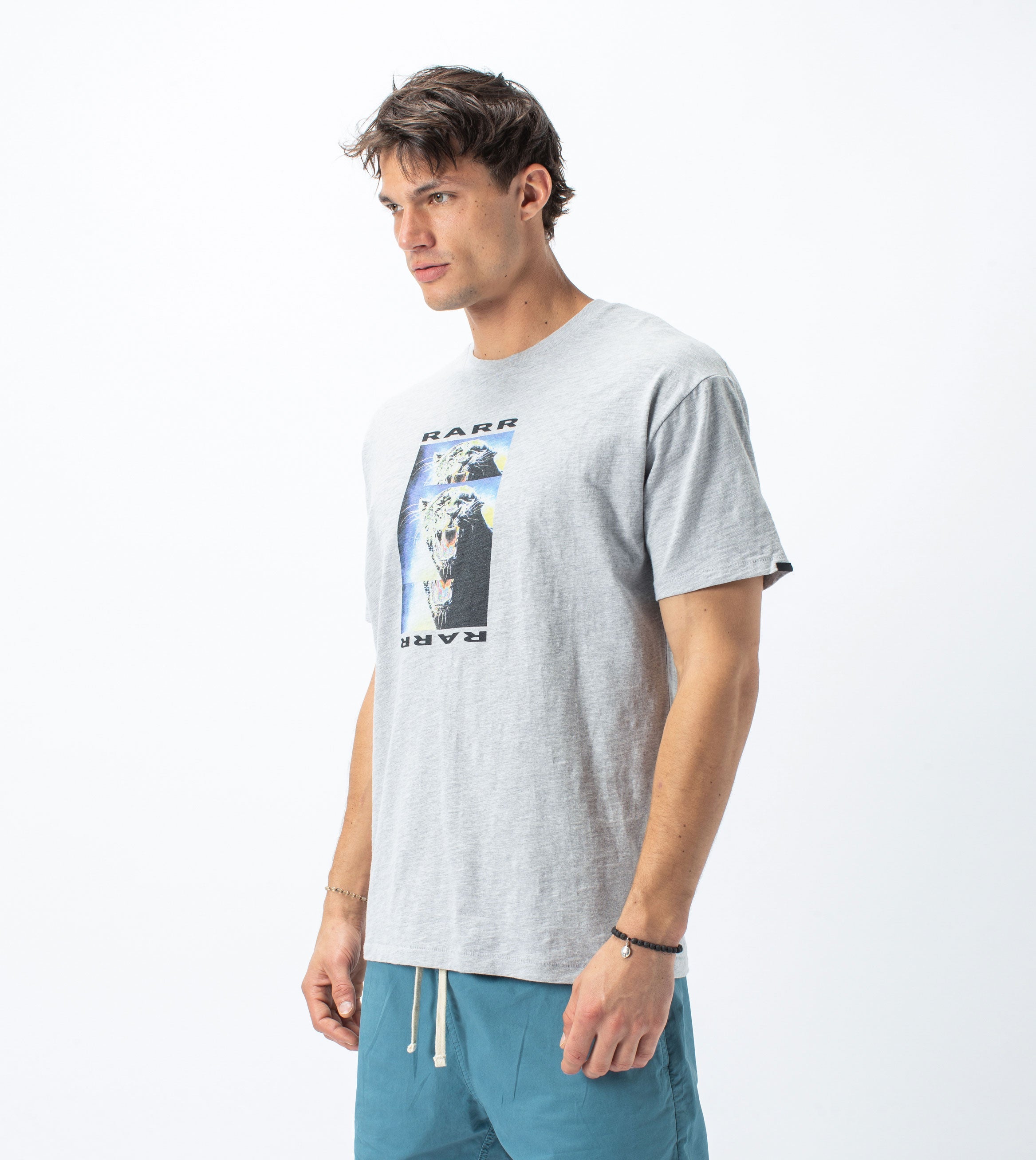 Rarr Box Tee Silver Marle